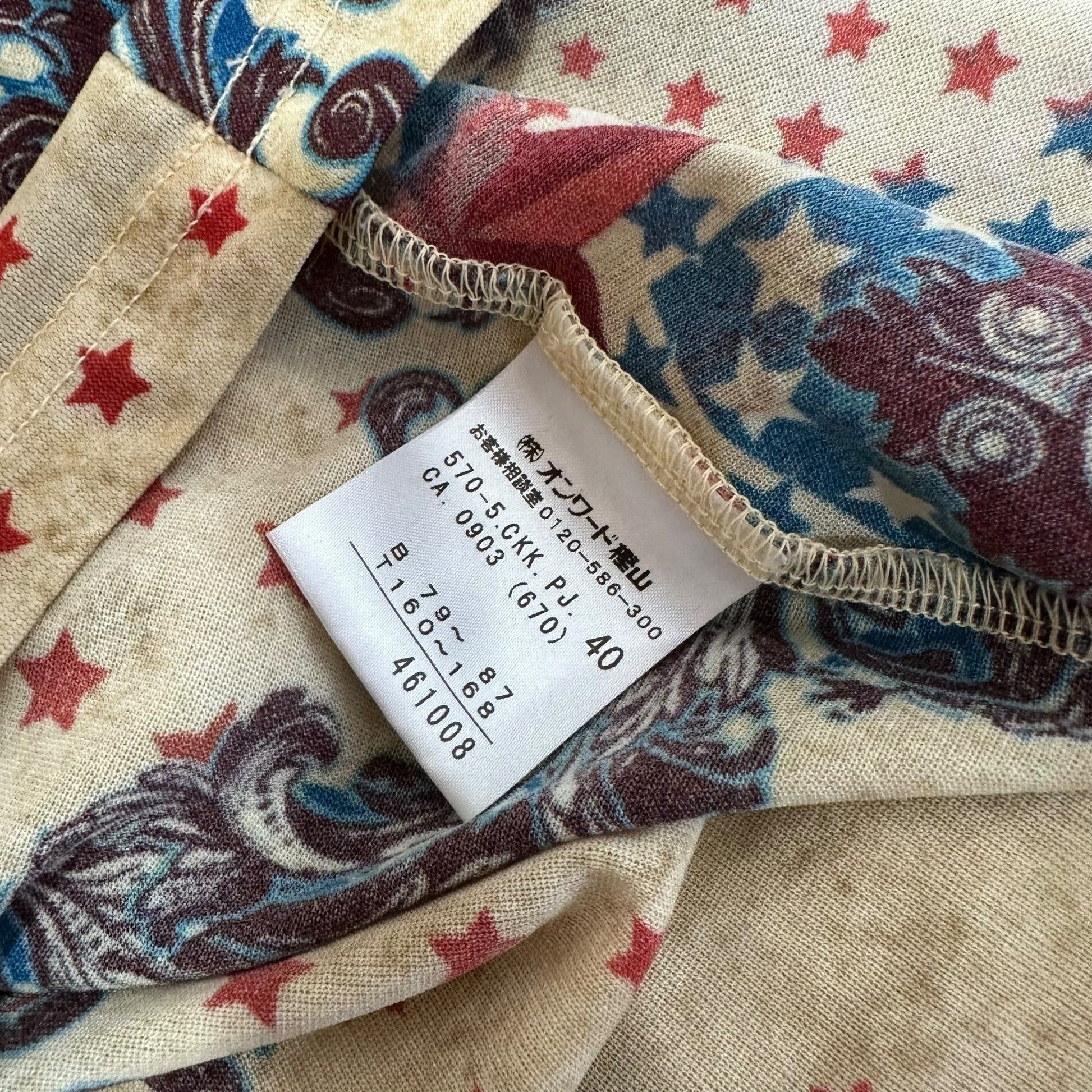 Jean Paul Gaultier Cowboy Print Turtleneck Top - Outfit Repeater