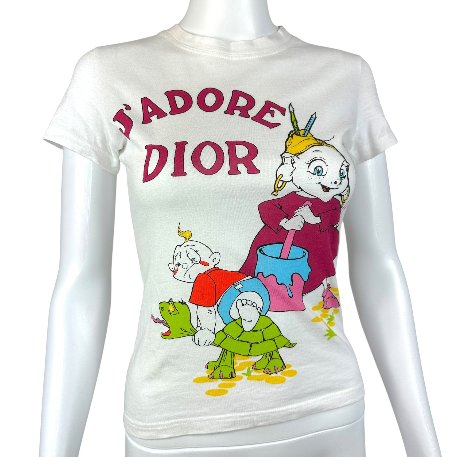 Christian Dior F/W 2002 J'Adore Dior Storybook Gaphic T-Shirt - Outfit Repeater