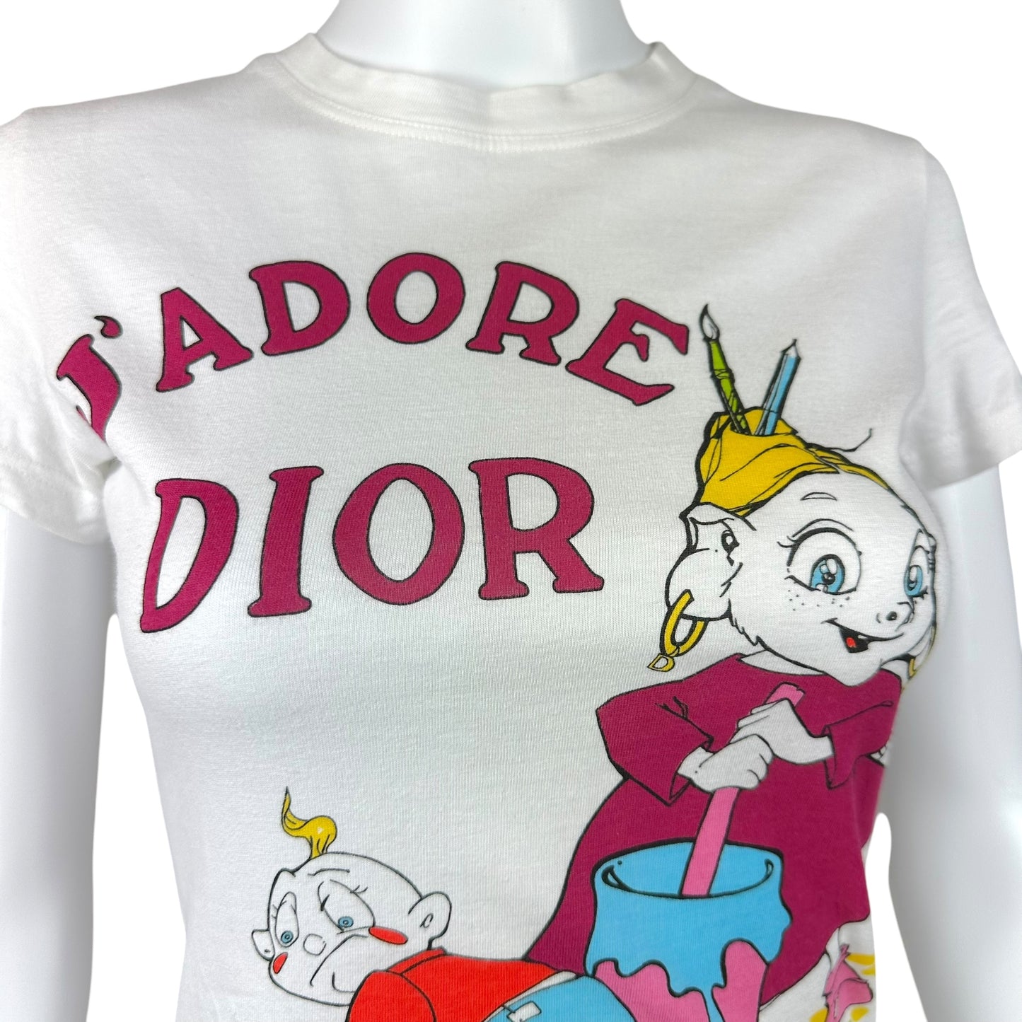 Christian Dior F/W 2002 J'Adore Dior Storybook Gaphic T-Shirt - Outfit Repeater