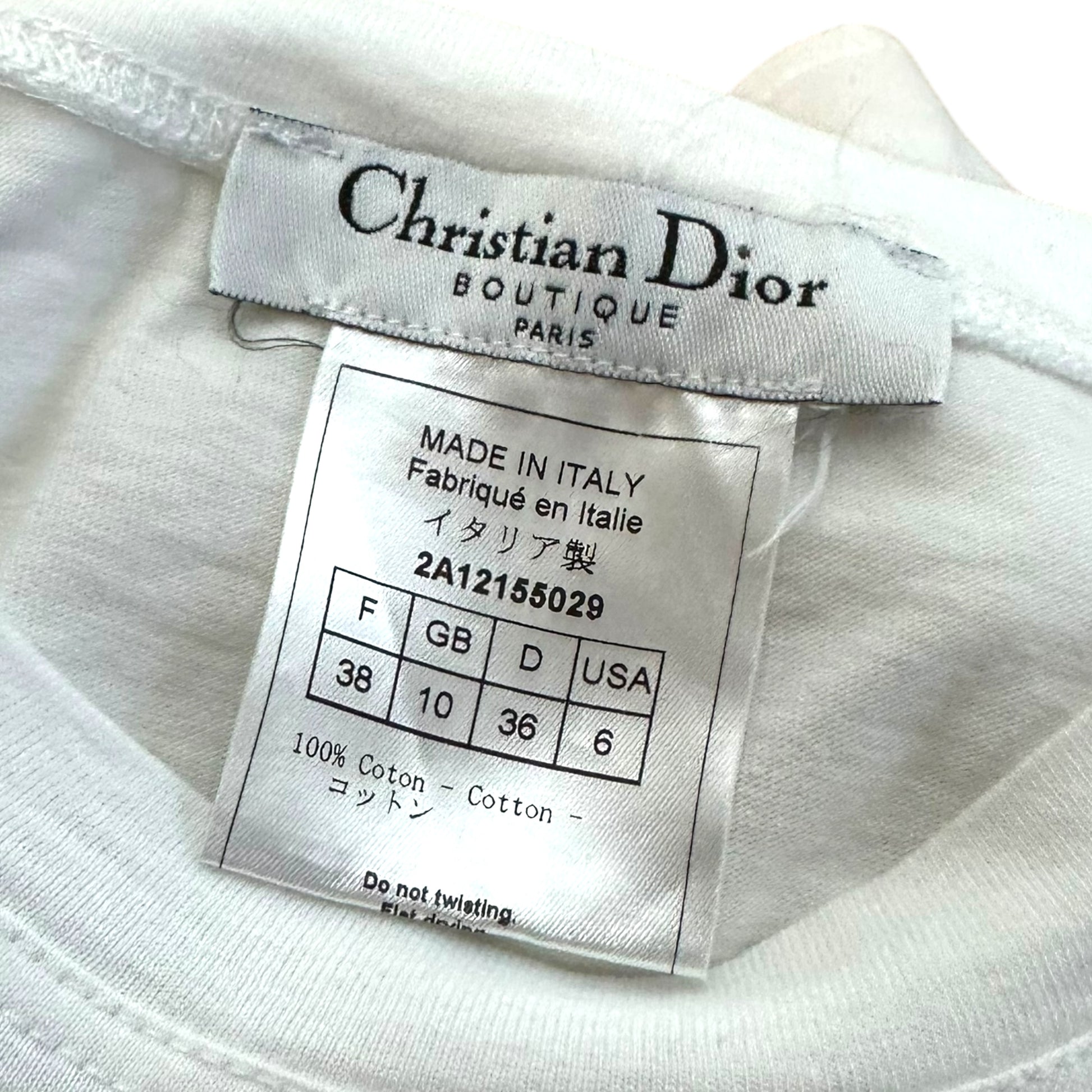 Christian Dior F/W 2002 J'Adore Dior Storybook Gaphic T-Shirt - Outfit Repeater