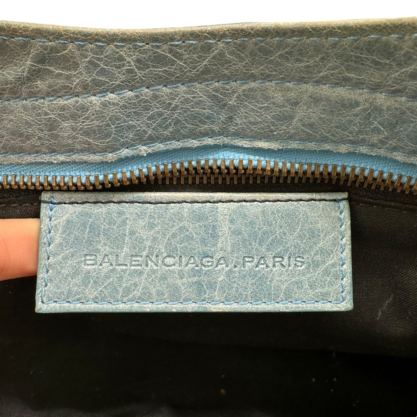 Balenciaga Light Blue City Bag