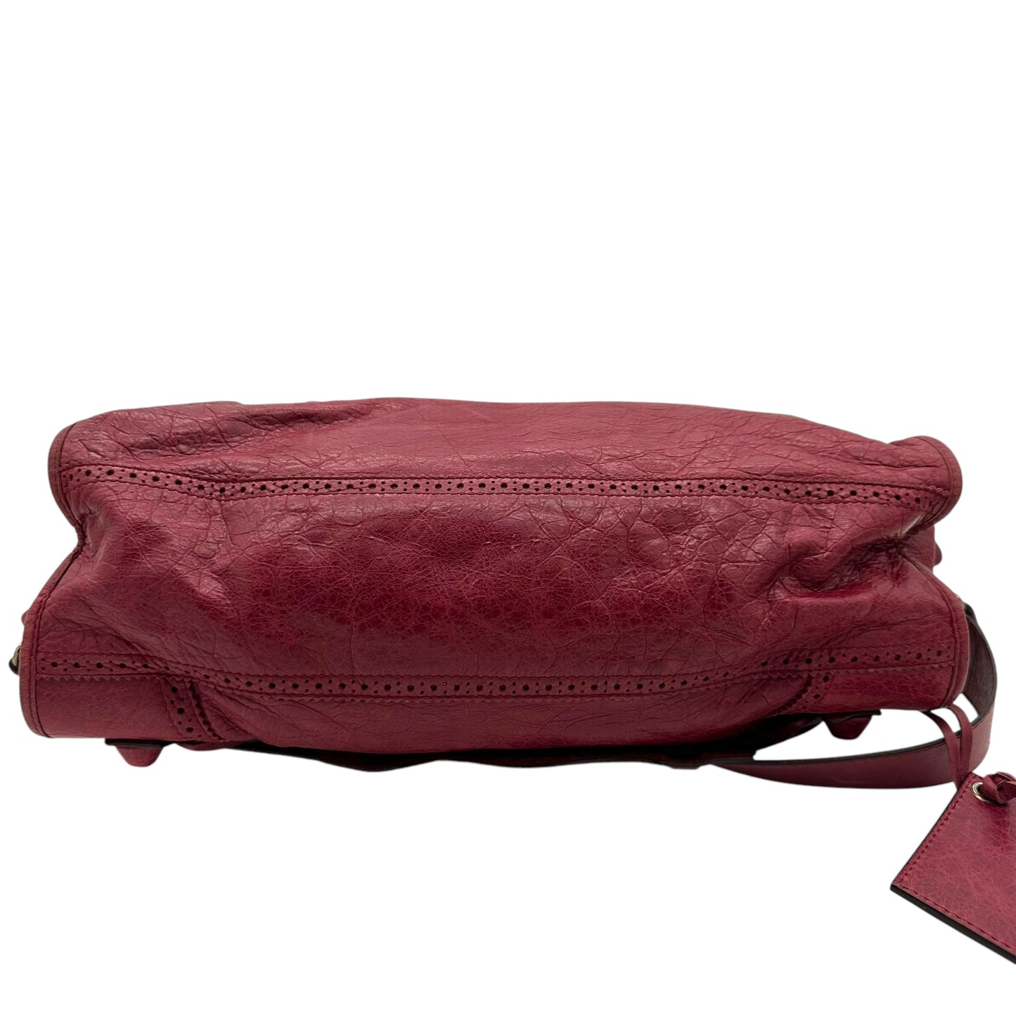 Balenciaga Burgundy Giant City Bag