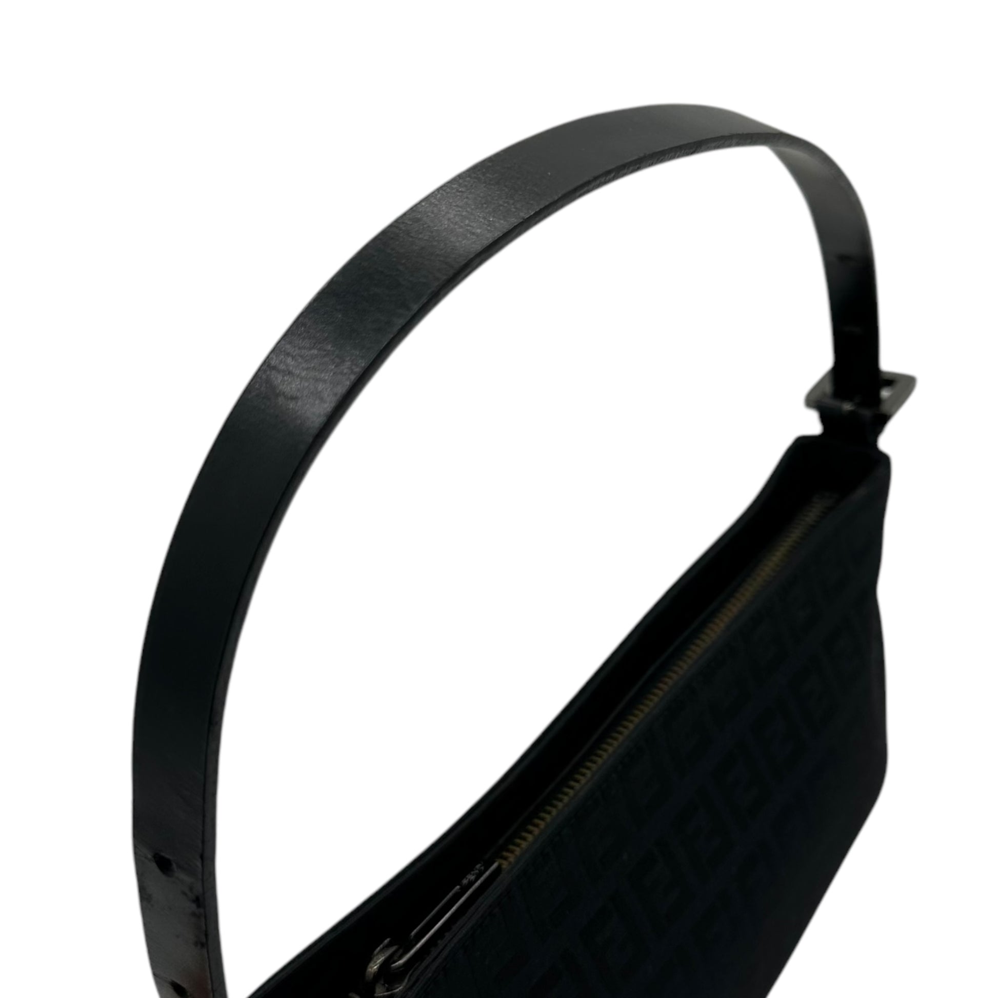 Fendi Black Zucchino Monogram Pochette Bag - Outfit Repeater