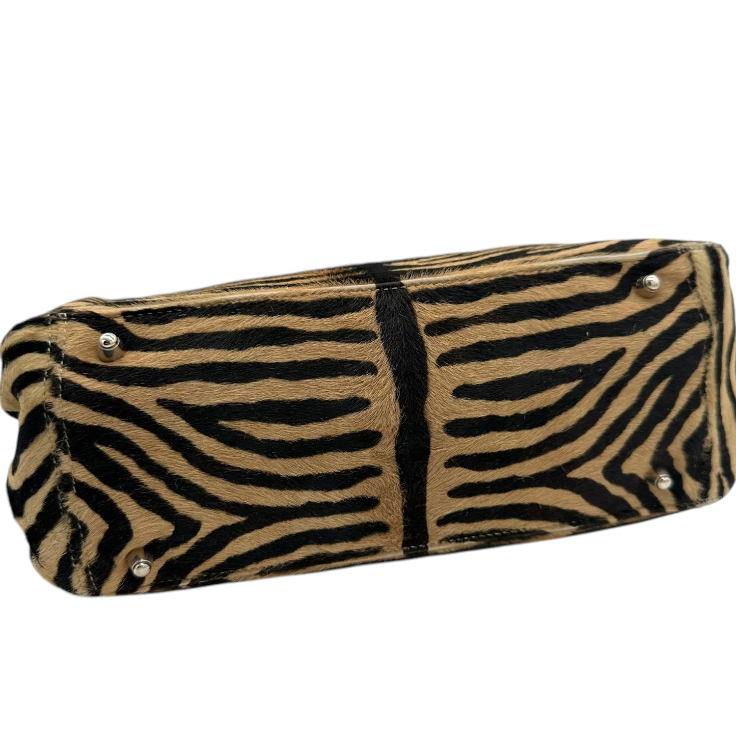 Fendi Zebra Print Ponyhair Mini Tote Bag