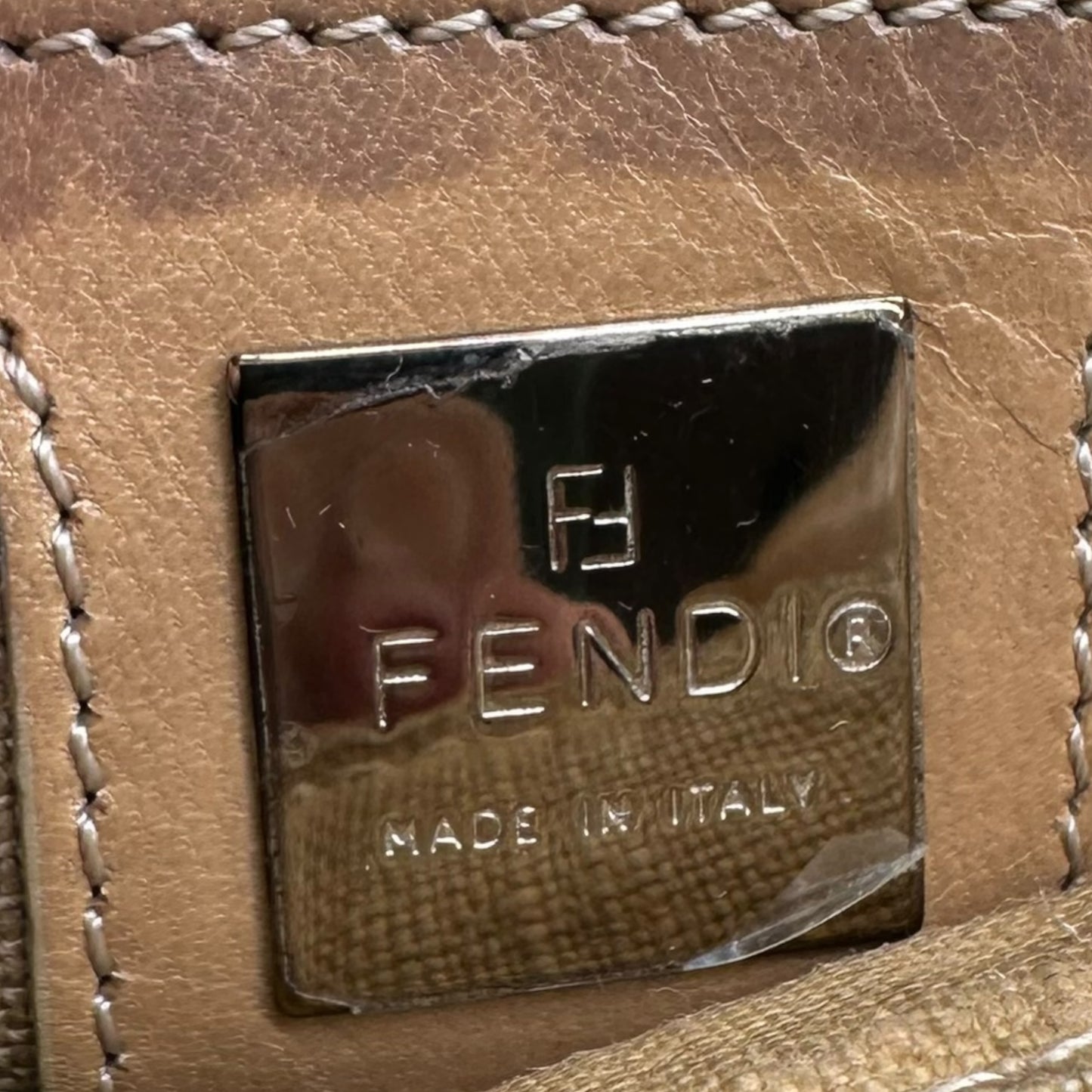 Fendi Zebra Print Ponyhair Mini Tote Bag