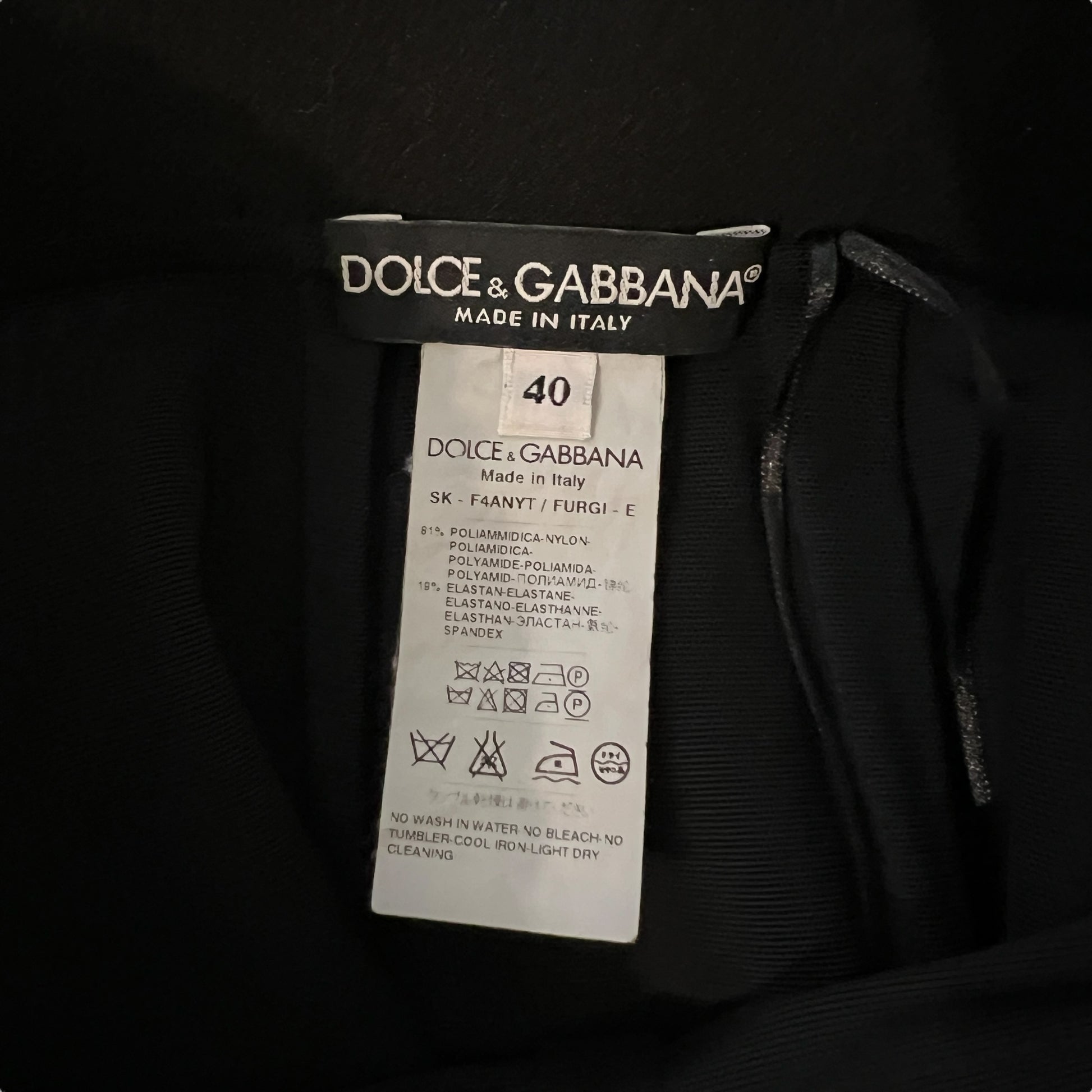 Dolce & Gabbana Black Mesh Blazer & Skirt Set - Outfit Repeater