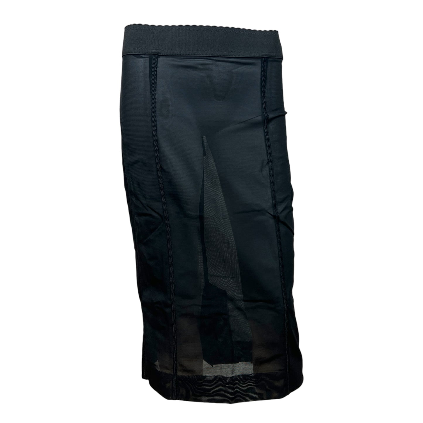 Dolce & Gabbana Black Mesh Blazer & Skirt Set - Outfit Repeater