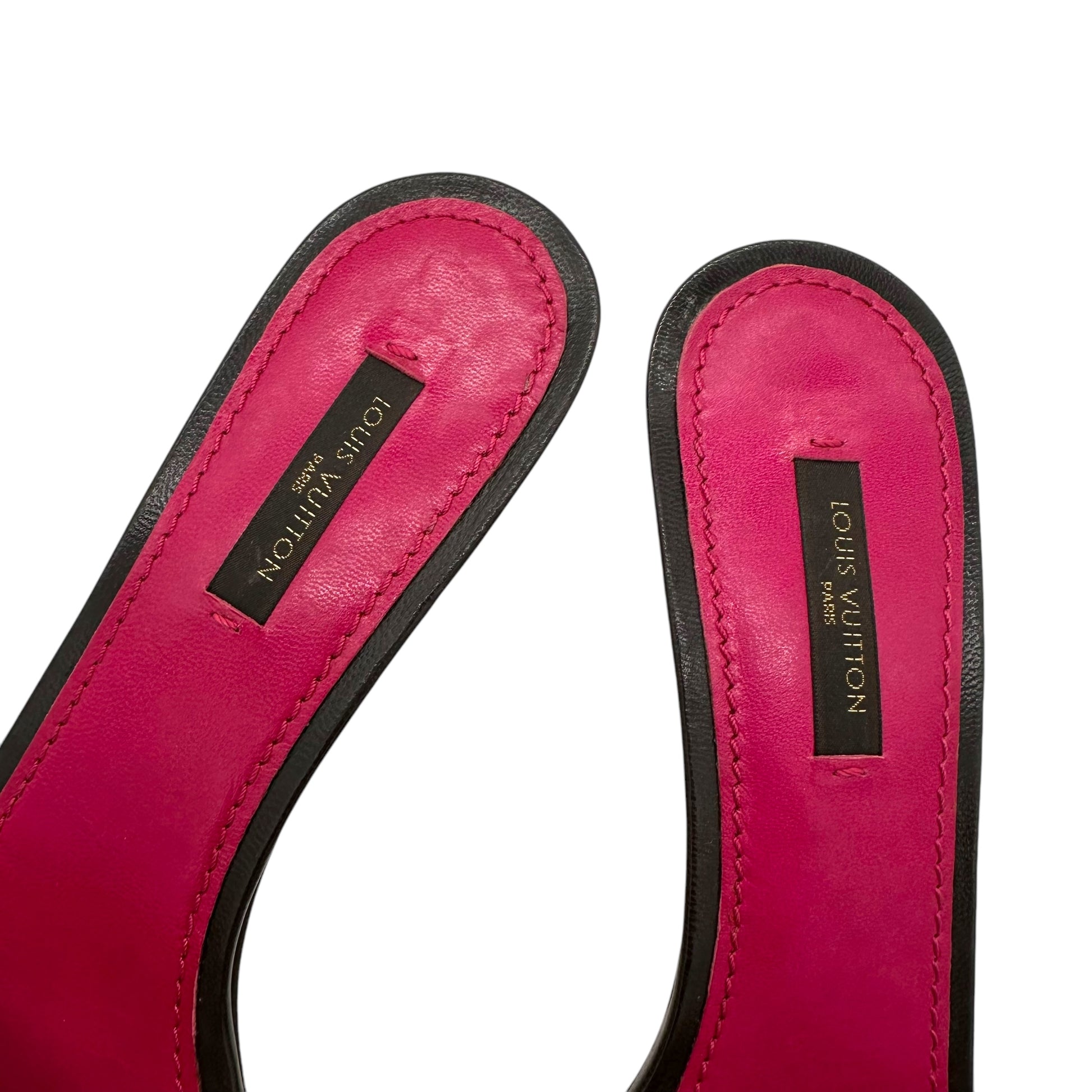 Louis Vuitton Monogram Canvas Buckled Kitten Heels - Outfit Repeater