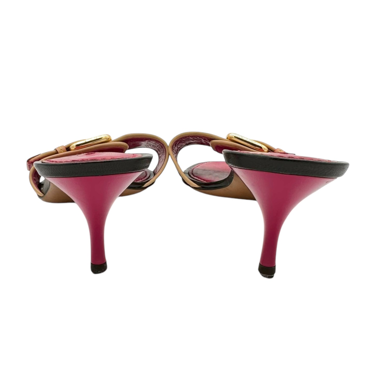 Louis Vuitton Monogram Canvas Buckled Kitten Heels - Outfit Repeater