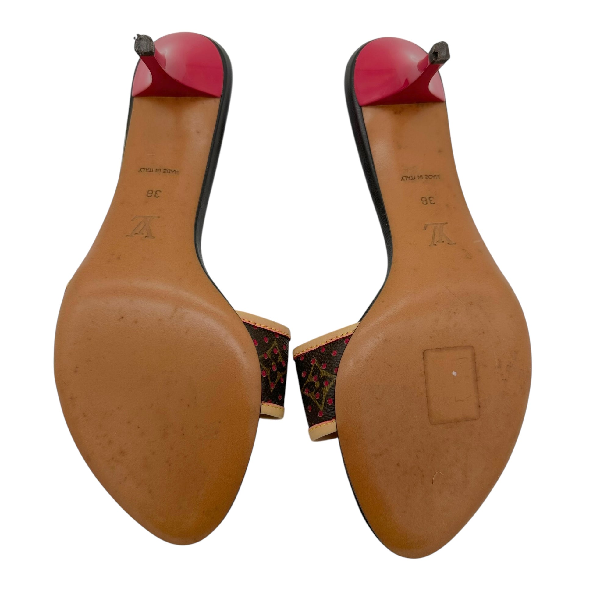 Louis Vuitton Monogram Canvas Buckled Kitten Heels - Outfit Repeater