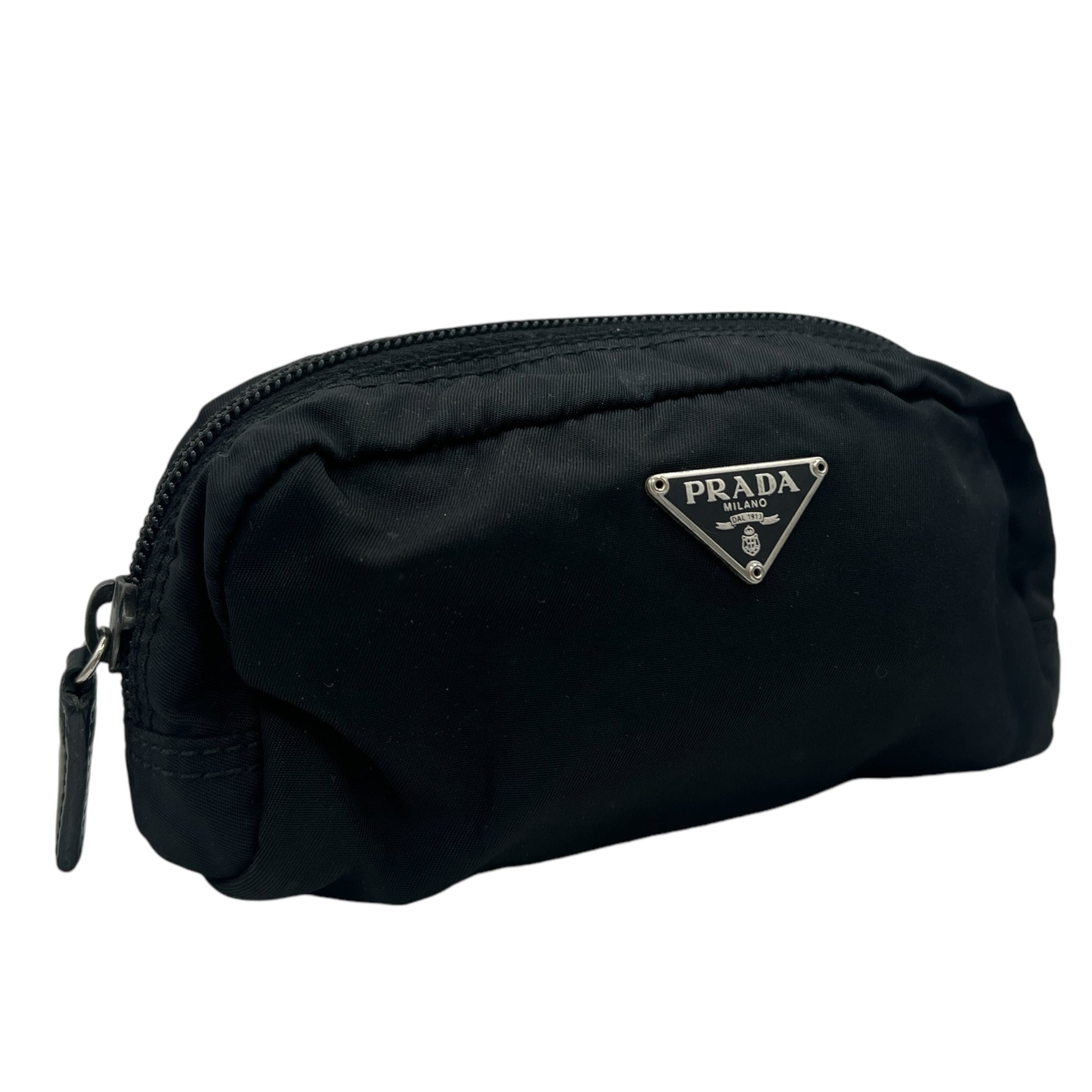 Prada Black Nylon Small Cosmetic Bag - Outfit Repeater