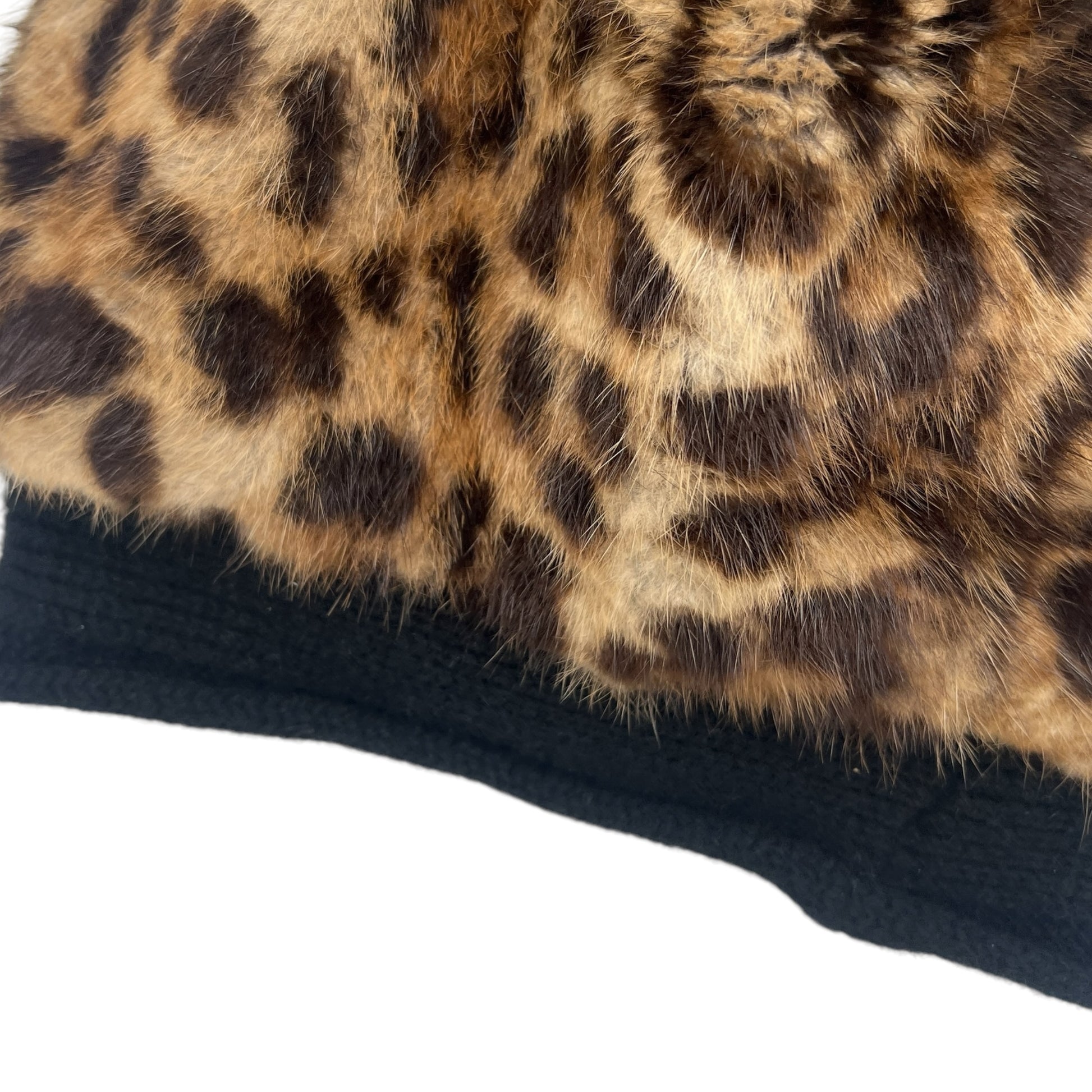 Dolce & Gabbana Leopard Print Fur & Cashmere Hat - Outfit Repeater