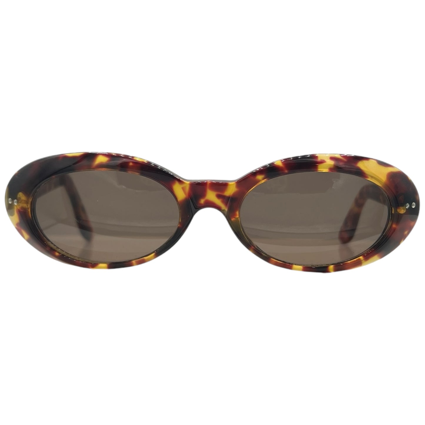 Gucci Brown Tortoise Oval Sunglasses - Outfit Repeater