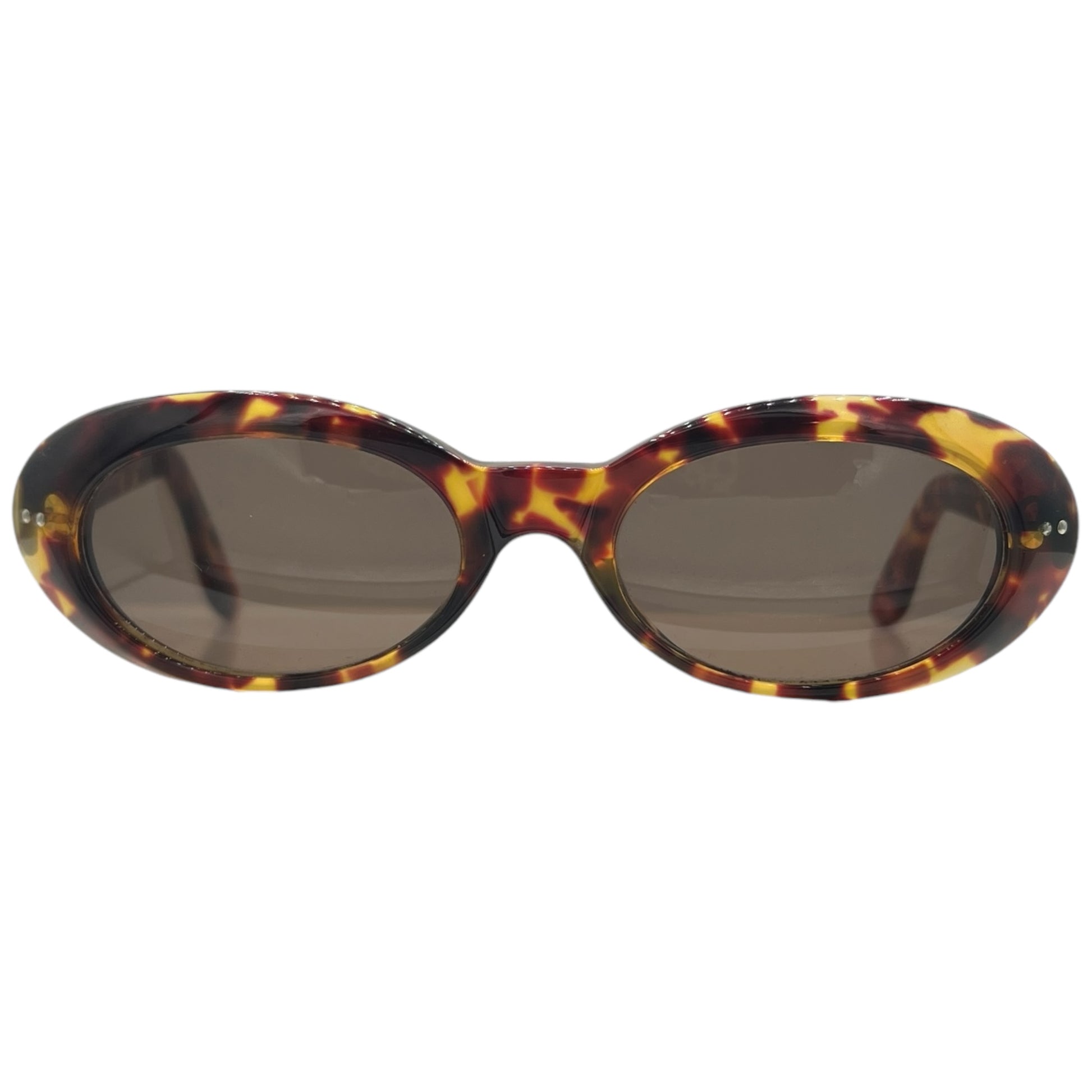 Gucci Brown Tortoise Oval Sunglasses - Outfit Repeater