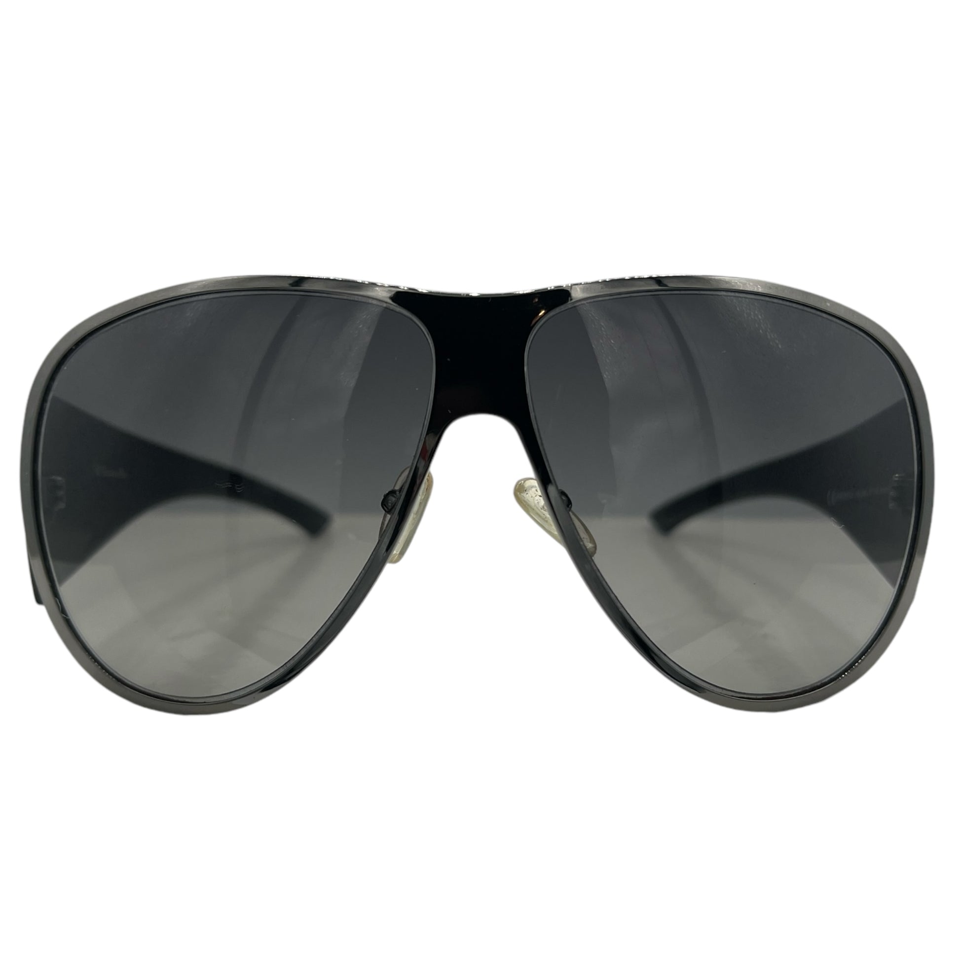 Christian Dior Subdior 1 Black Shield Sunglasses - Outfit Repeater
