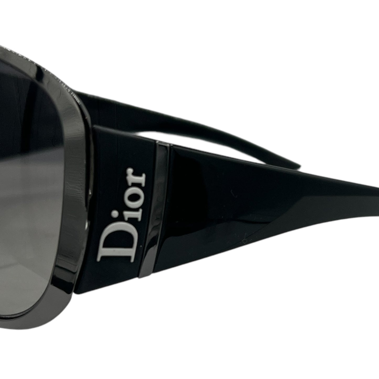 Christian Dior Subdior 1 Black Shield Sunglasses - Outfit Repeater