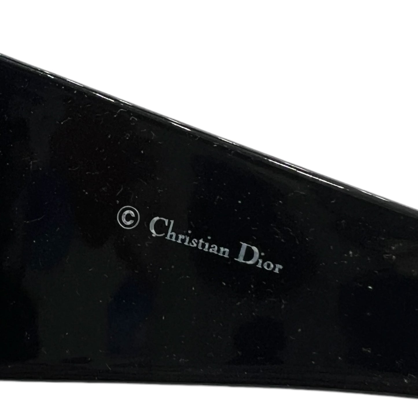 Christian Dior Subdior 1 Black Shield Sunglasses - Outfit Repeater