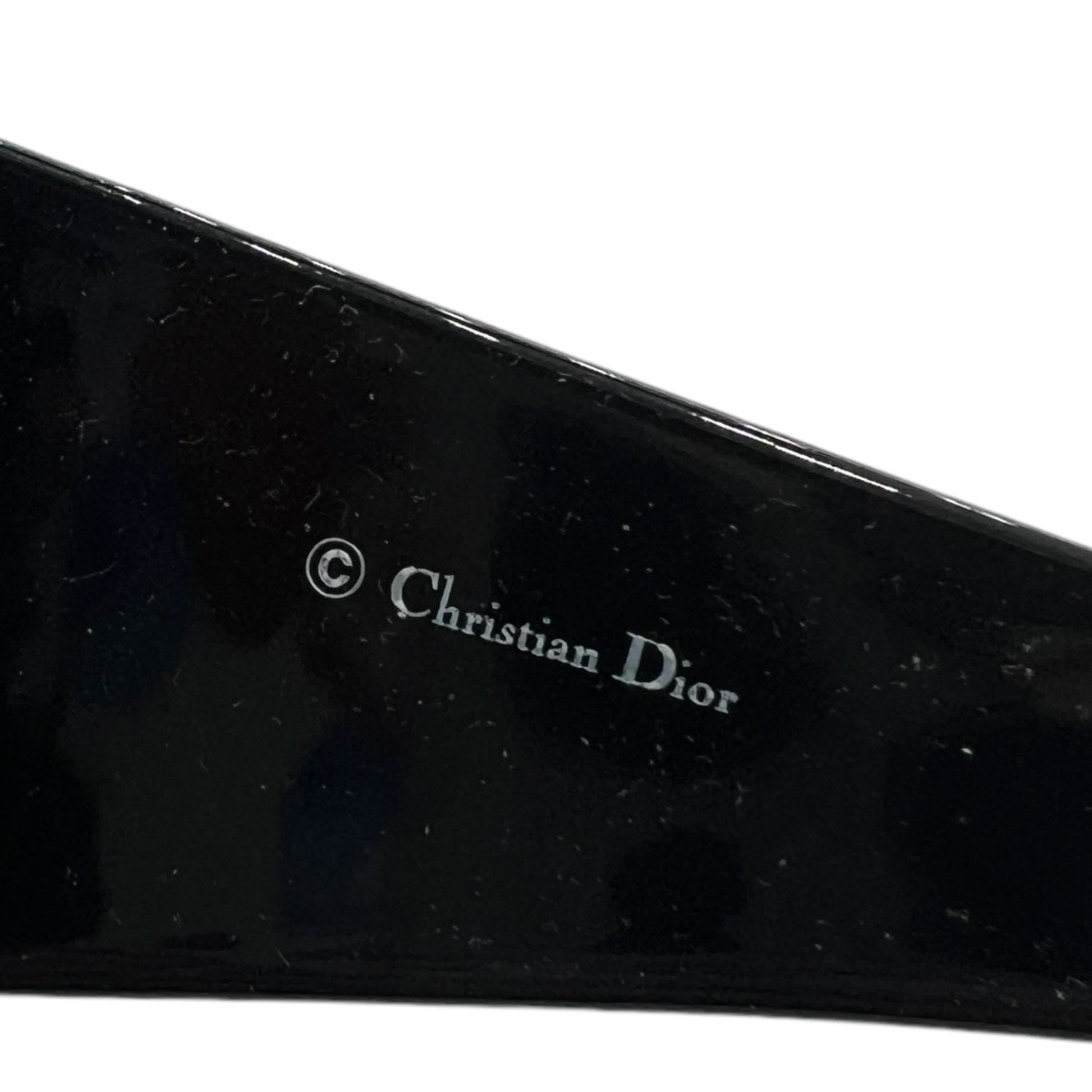 Christian Dior Subdior 1 Black Shield Sunglasses - Outfit Repeater