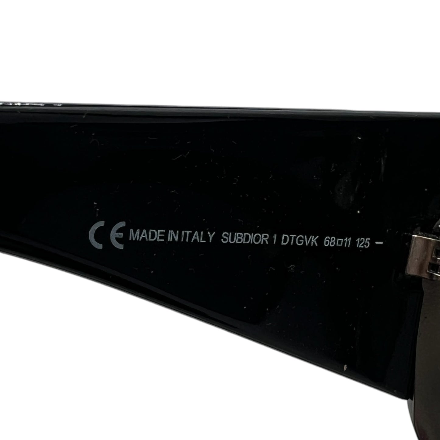 Christian Dior Subdior 1 Black Shield Sunglasses - Outfit Repeater