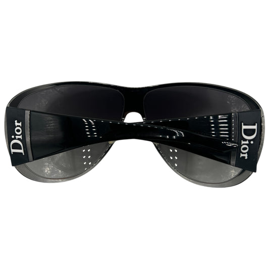 Christian Dior Subdior 1 Black Shield Sunglasses