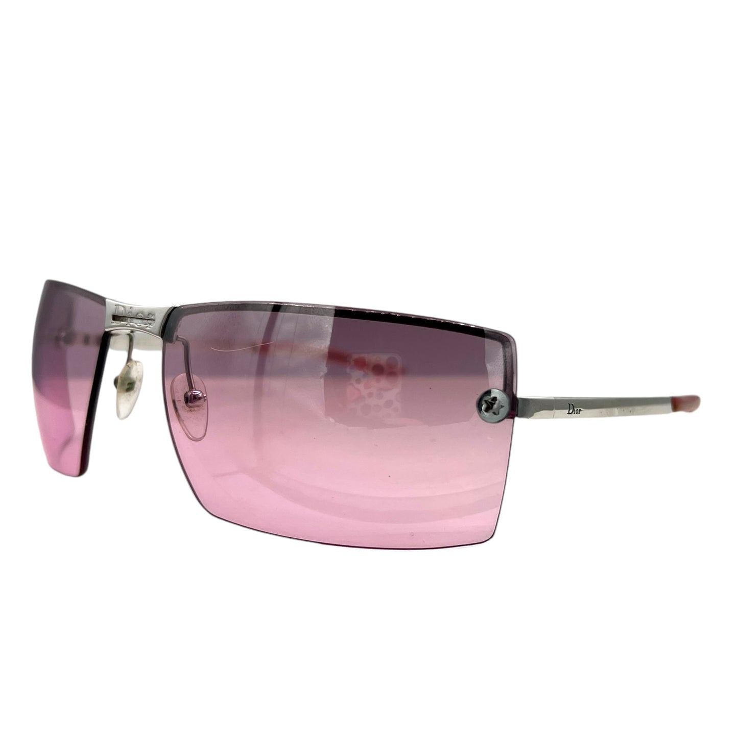 Christian Dior Pink and Silver Adiorable 2 Sunglasses