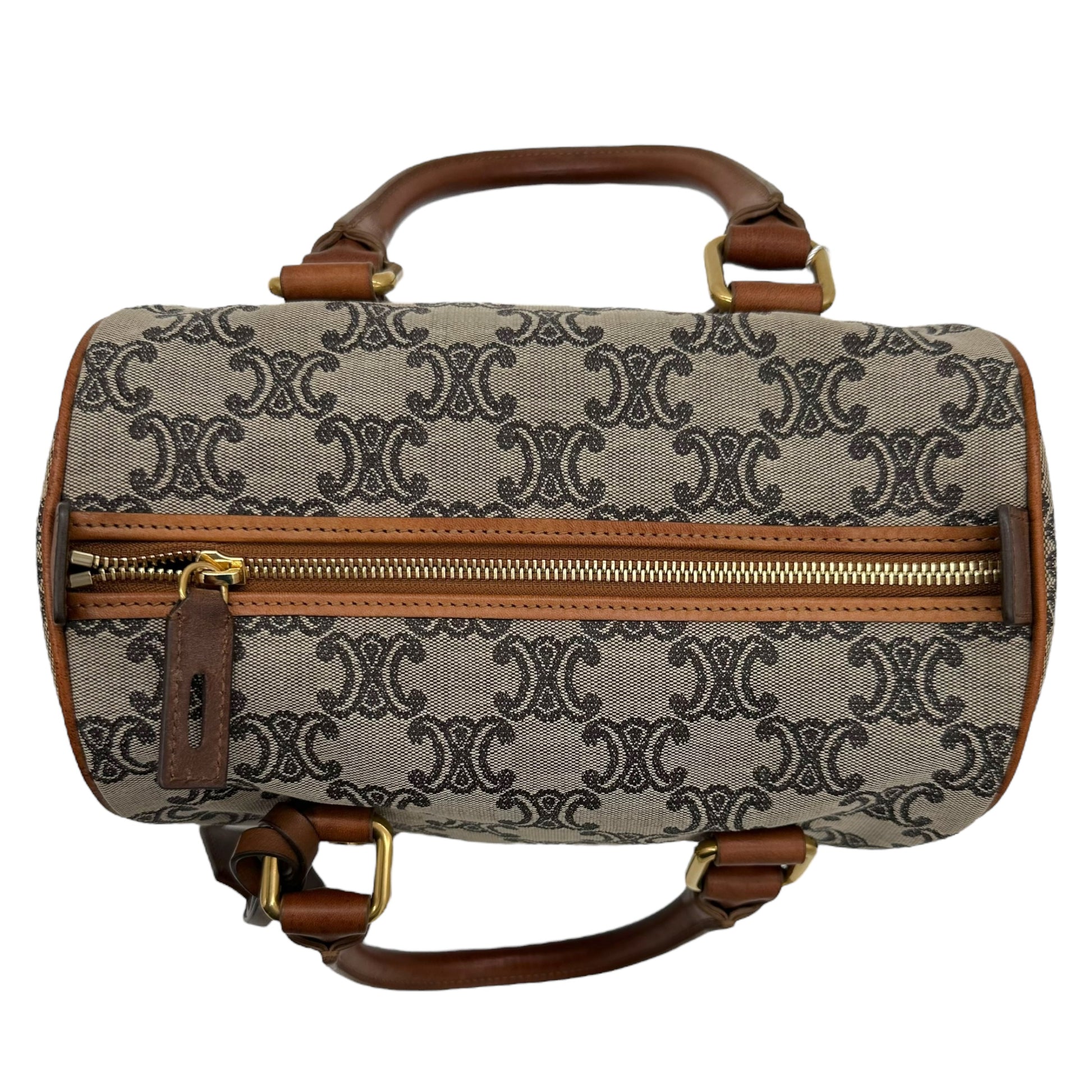 Celine Triomphe Monogram Mini Boston Bag - Outfit Repeater