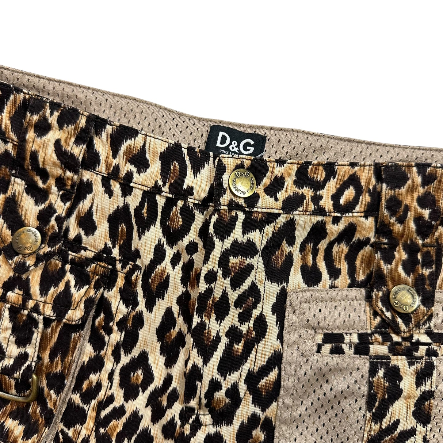 D&G Dolce & Gabbana Leopard Mini Skirt