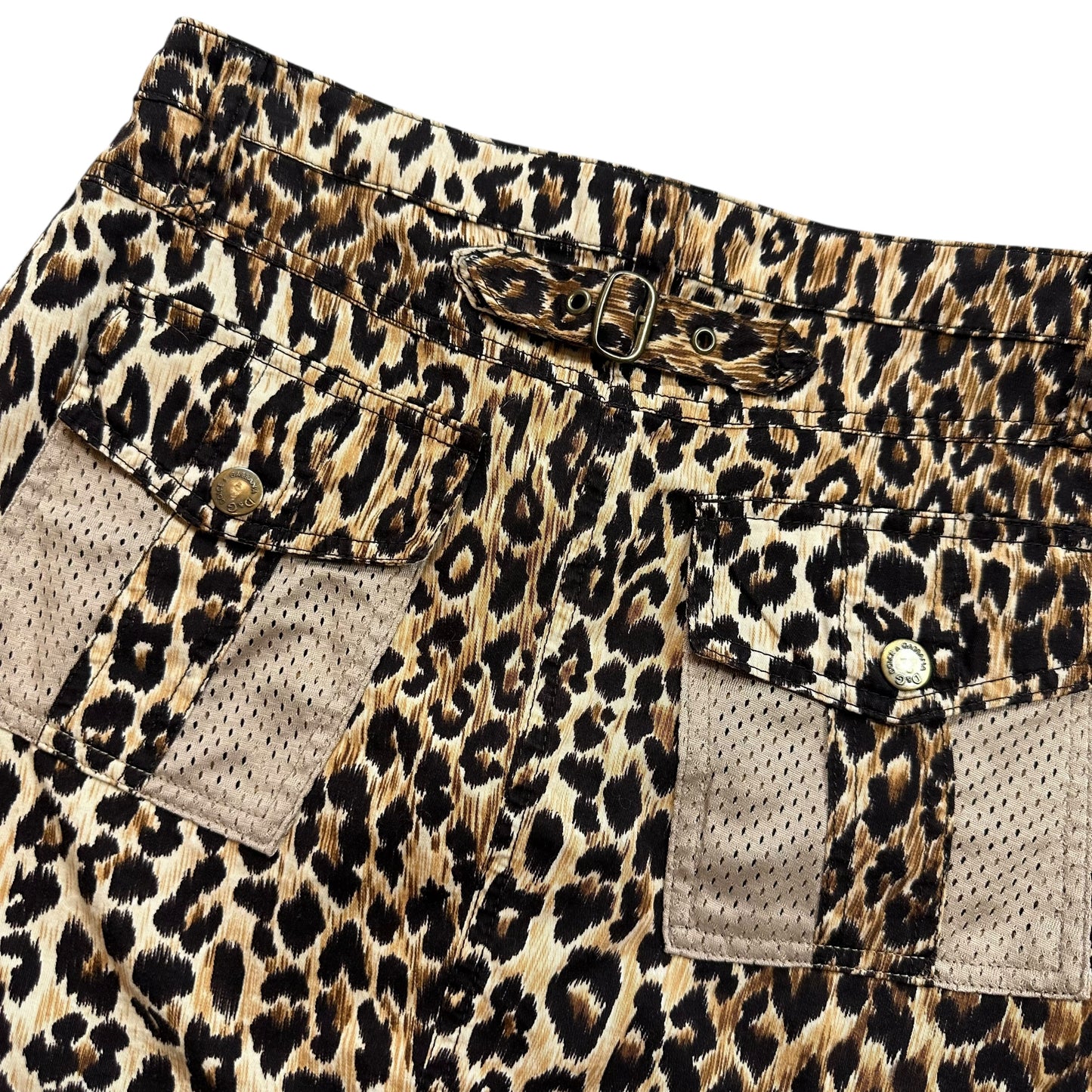 D&G Dolce & Gabbana Leopard Mini Skirt