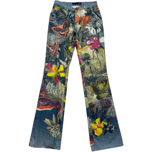 Just Cavalli by Roberto Cavalli Floral & Butterfly Printed Jeans