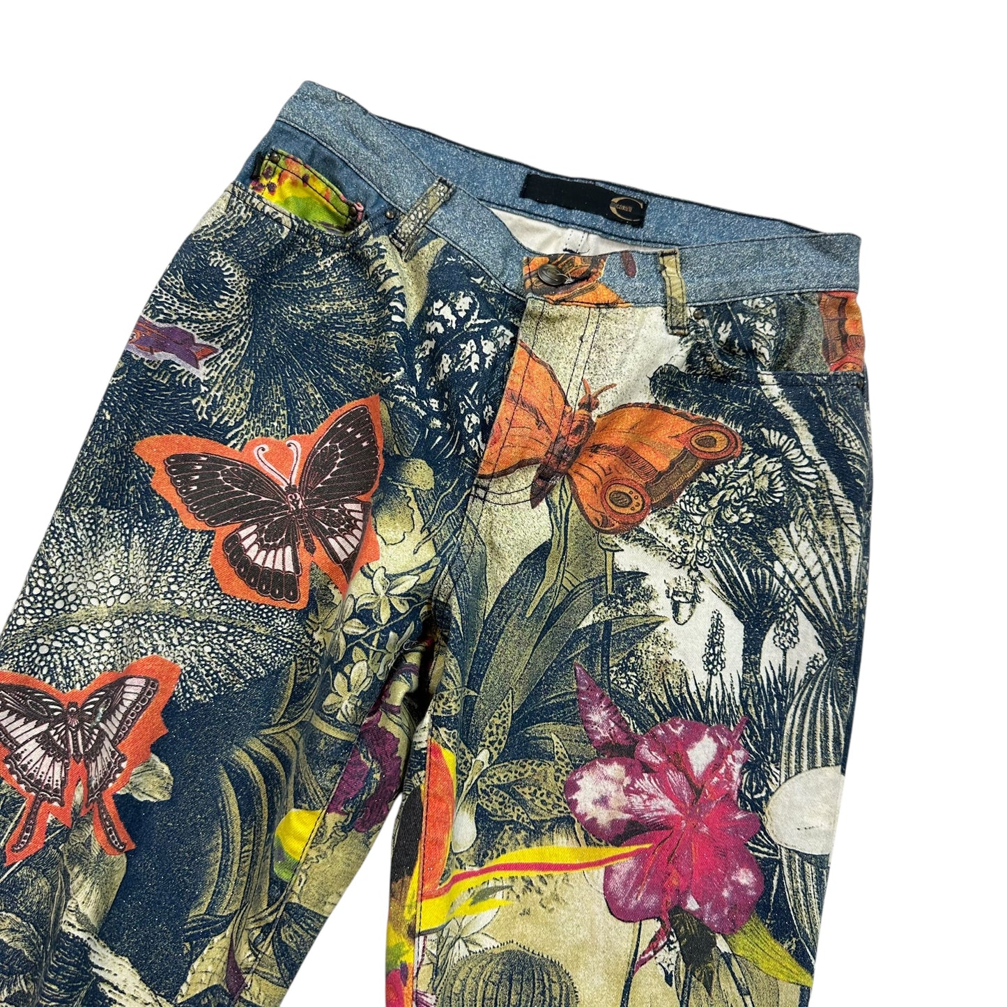 Just Cavalli by Roberto Cavalli Floral & Butterfly Printed Jeans