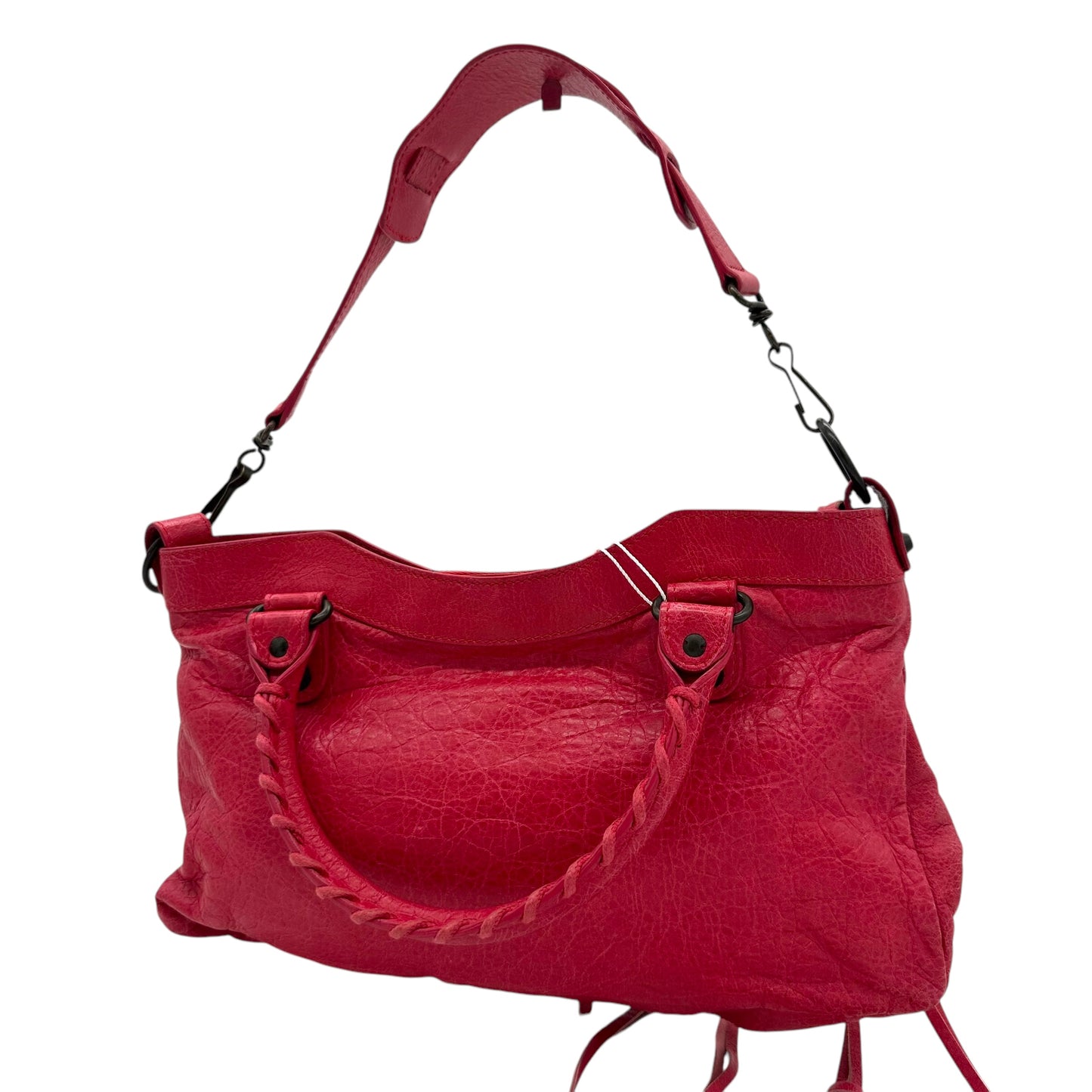 Balenciaga Red Leather City Bag