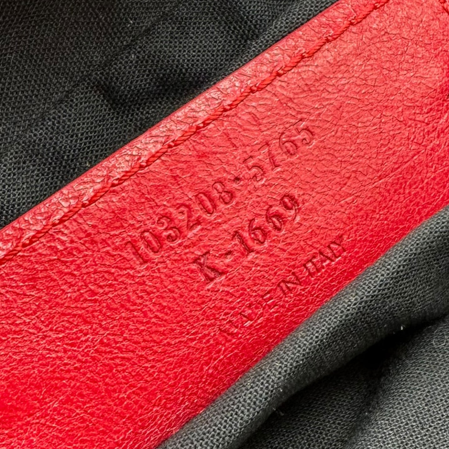 Balenciaga Red Leather City Bag