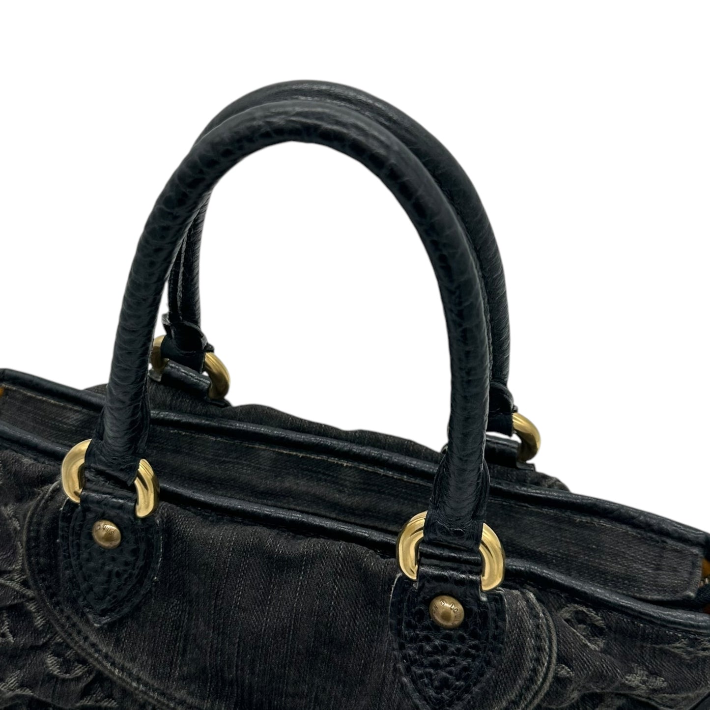 Louis Vuitton Black Denim Neo Cavi MM Bag