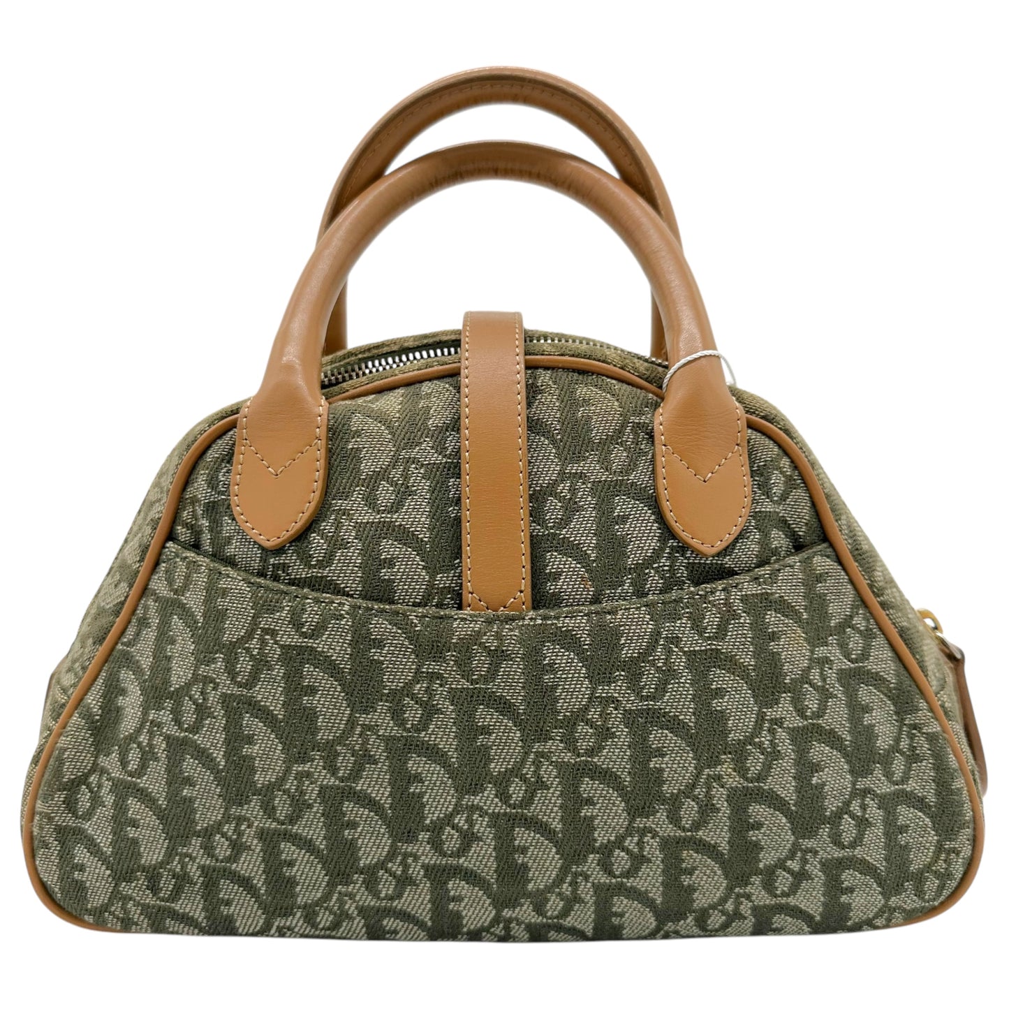 Christian Dior Green Trotter Monogram Small Double Saddle Bag