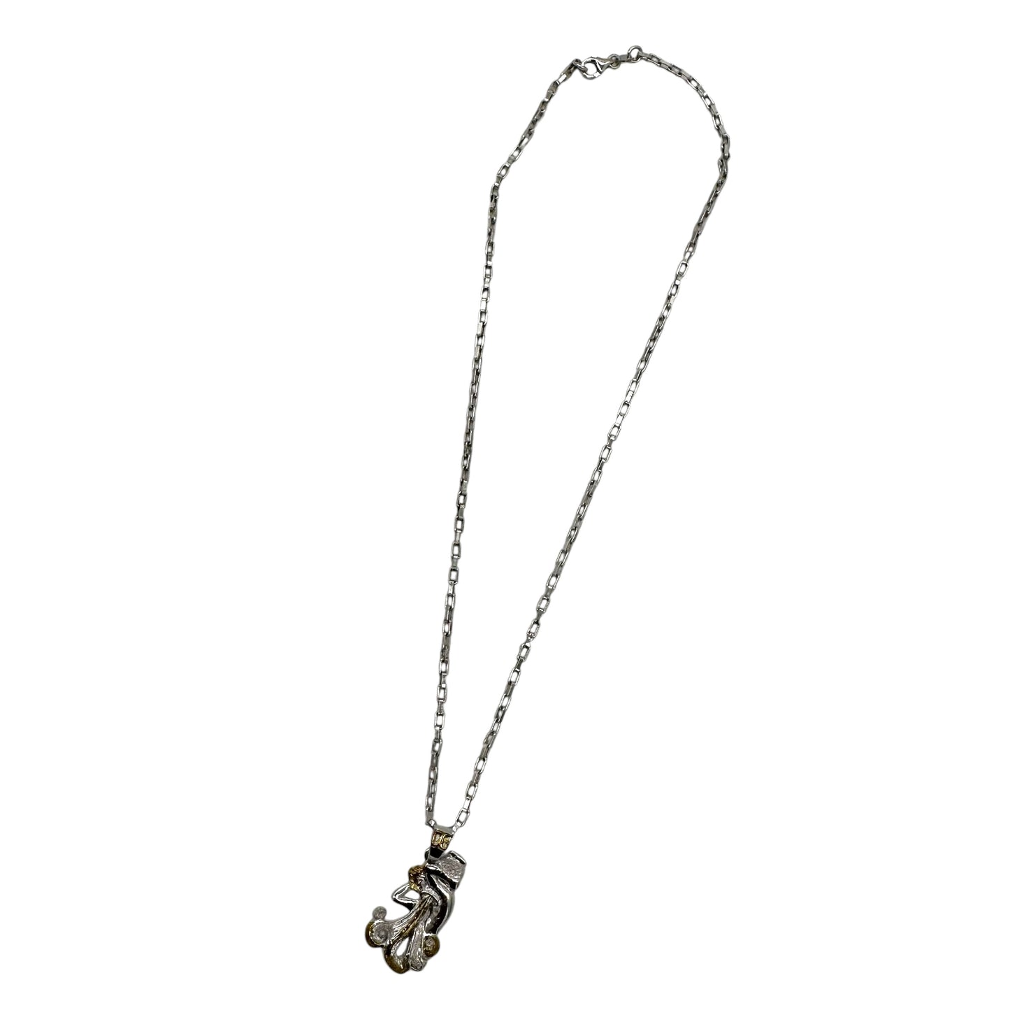 Dolce & Gabbana Sterling Silver Aquarius Necklace