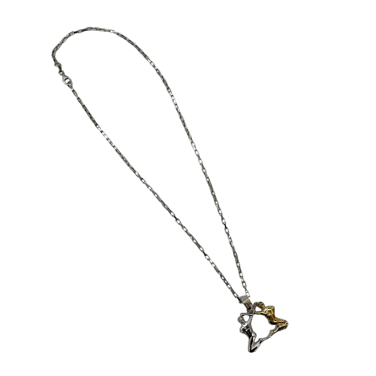 Dolce & Gabbana Sterling Silver Gemini Necklace