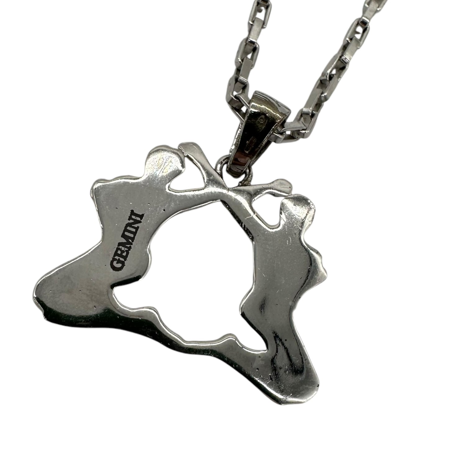 Dolce & Gabbana Sterling Silver Gemini Necklace