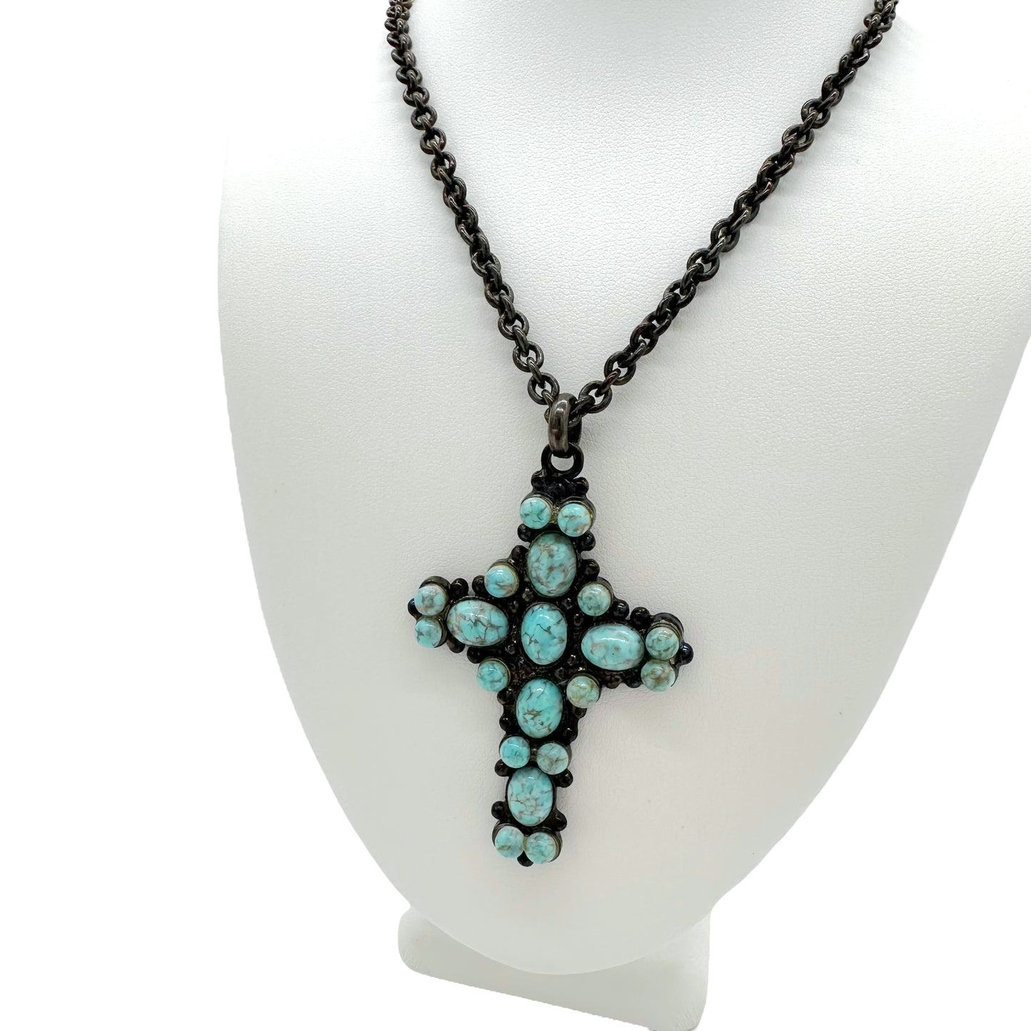 Dolce & Gabbana Turquoise Cross Necklace