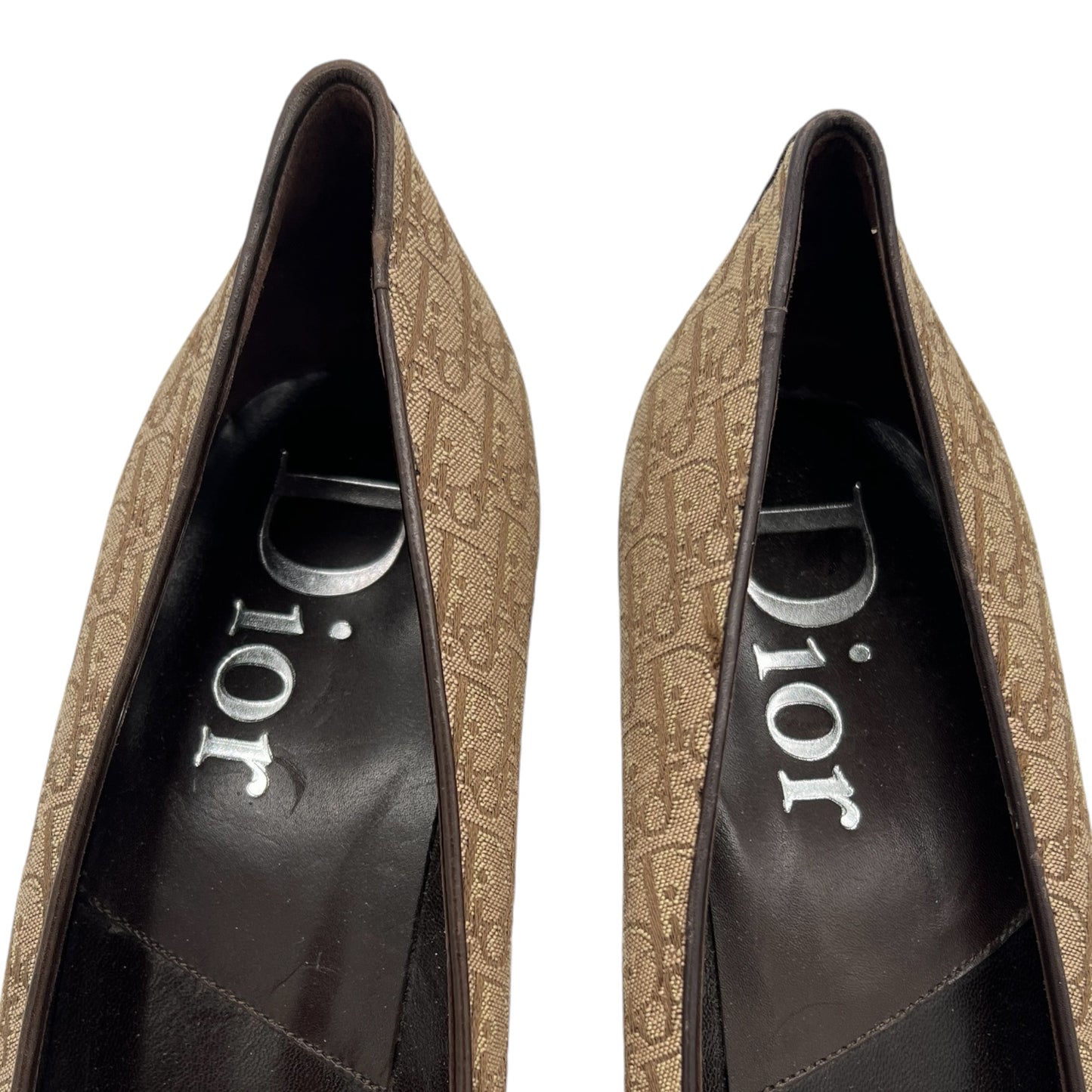Christian Dior Street Chic Brown Monogram Heels - Outfit Repeater