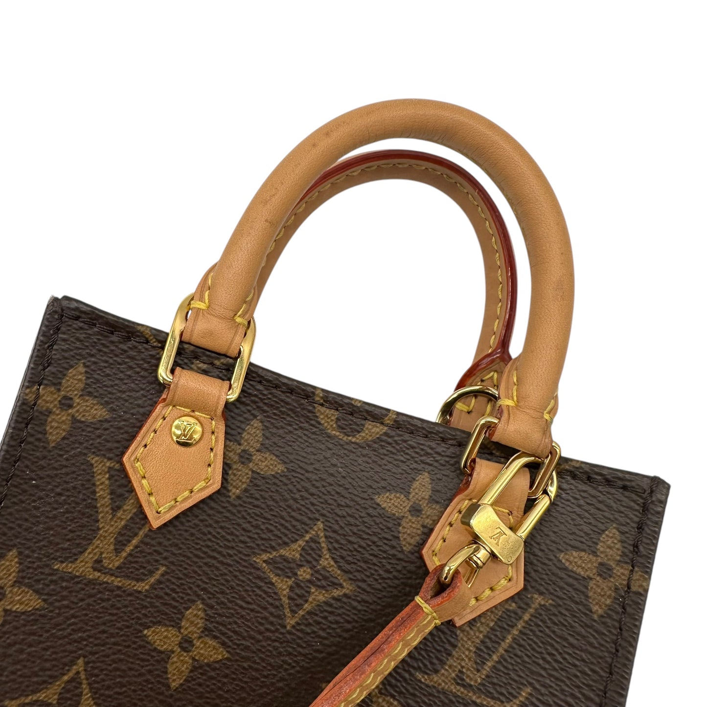 Louis Vuitton Monogram Petit Sac Plat Crossbody Mini Bag