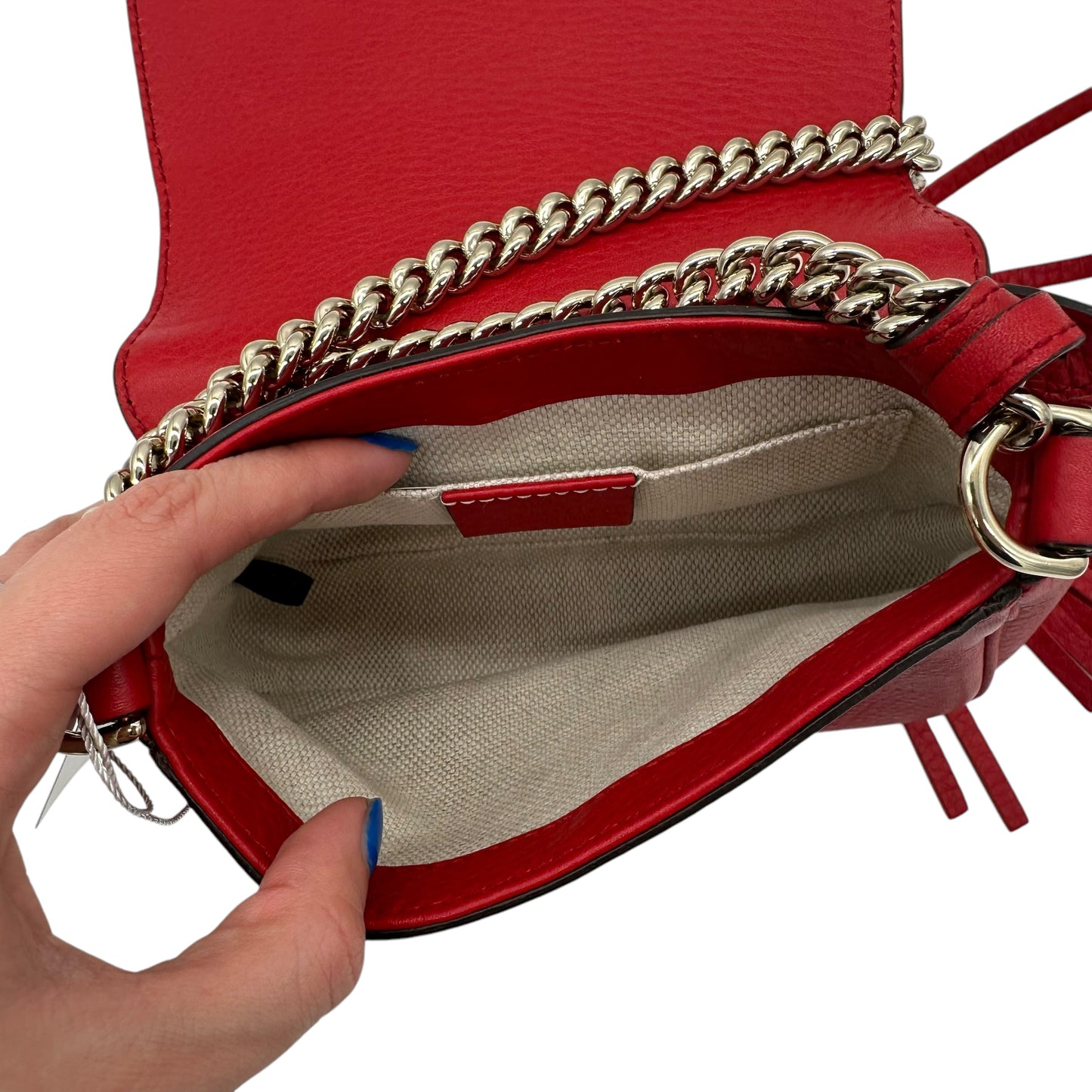 Gucci Red Soho Crossbody Bag