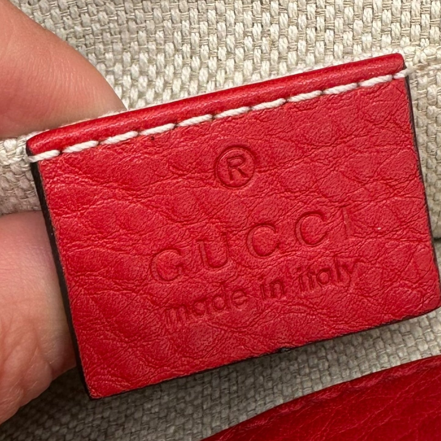 Gucci Red Soho Crossbody Bag