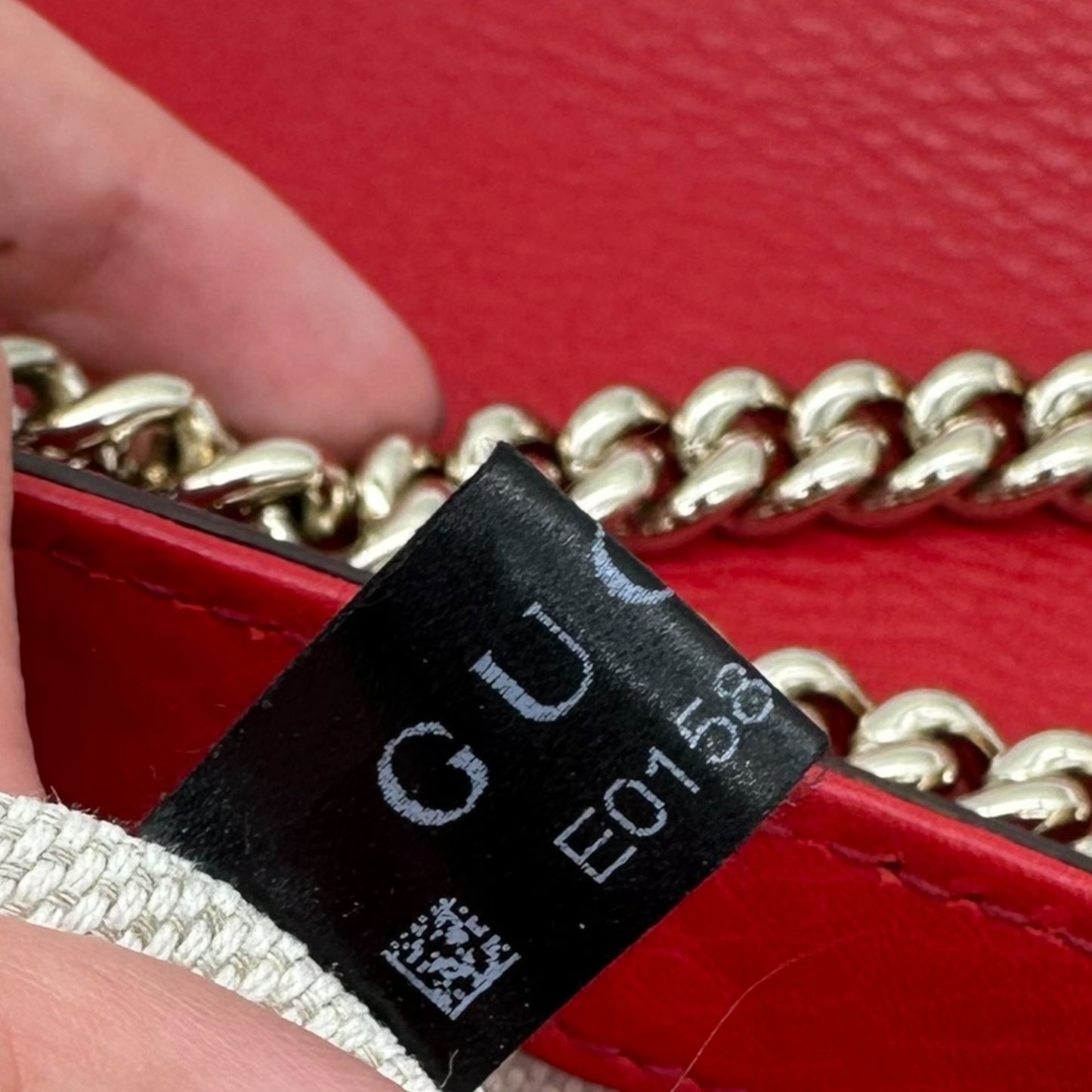 Gucci Red Soho Crossbody Bag