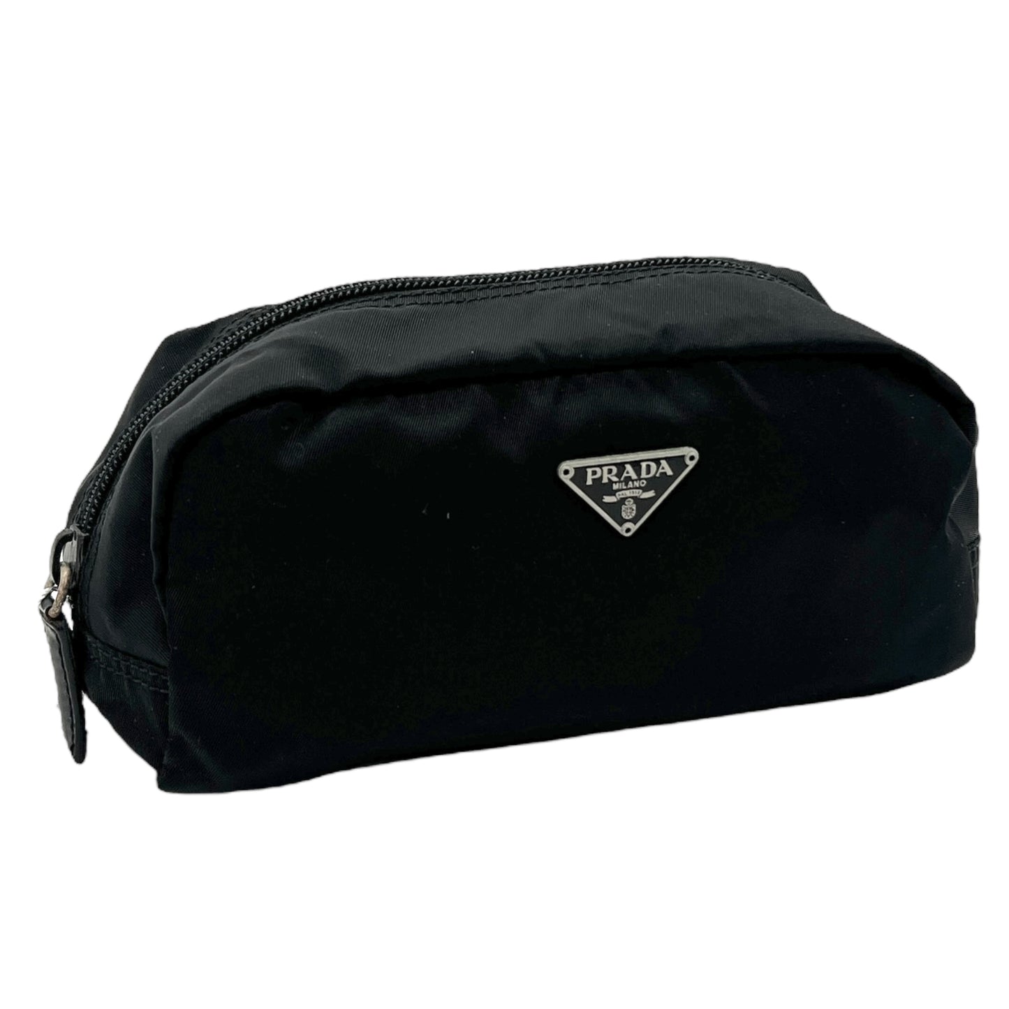 Prada Black Nylon Cosmetic Pouch