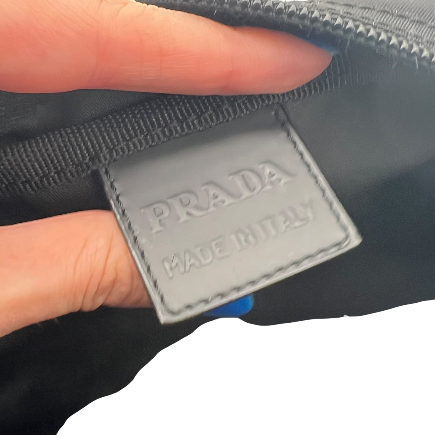 Prada Black Nylon Cosmetic Pouch