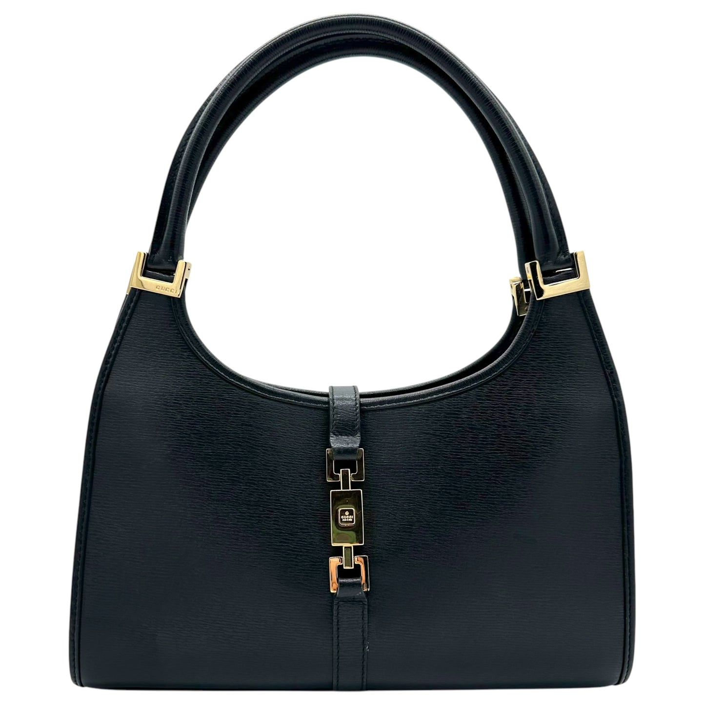 Gucci Black Leather & Gold Hardware Mini Jackie Bag