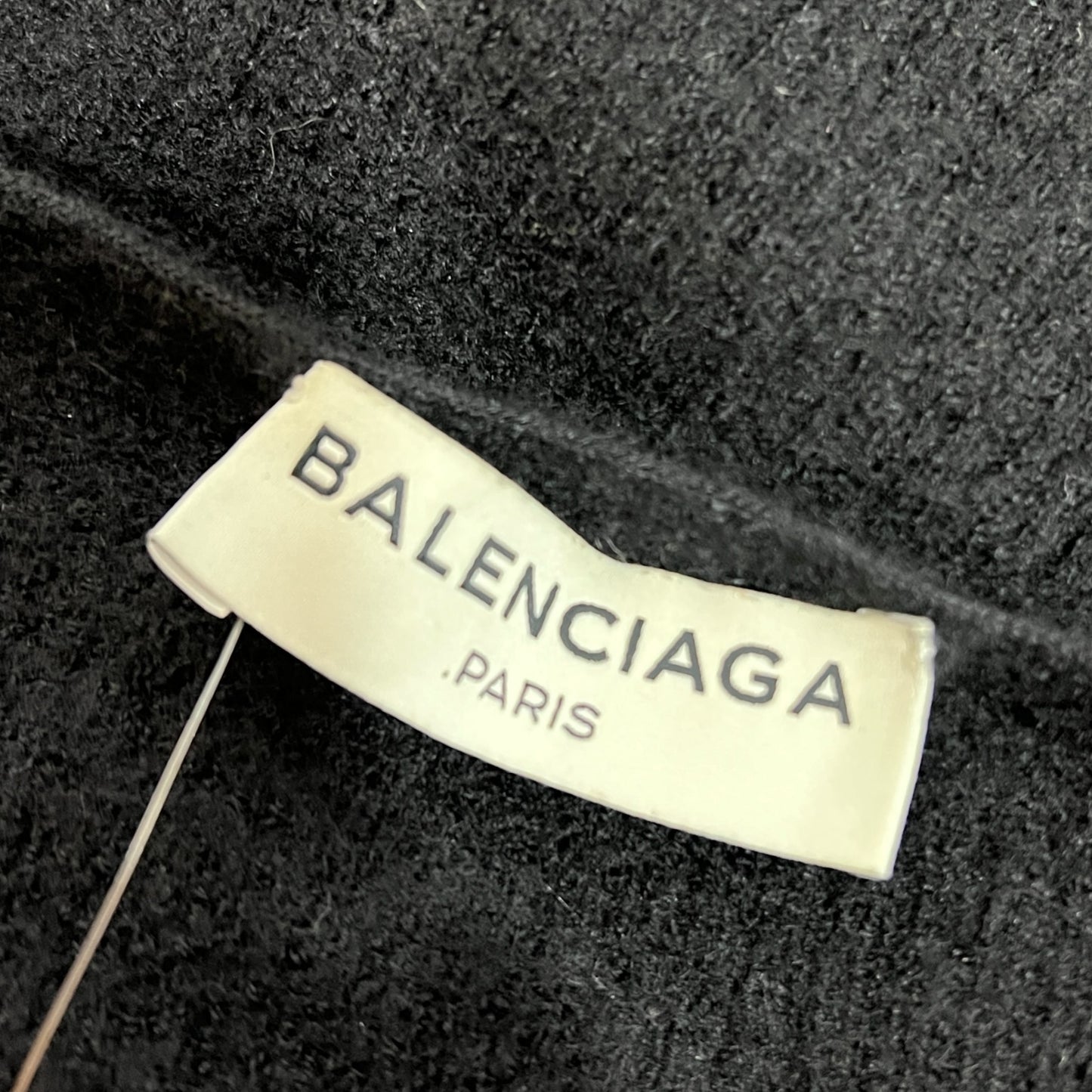 Balenciaga Black Cashmere Button Up Cardigan