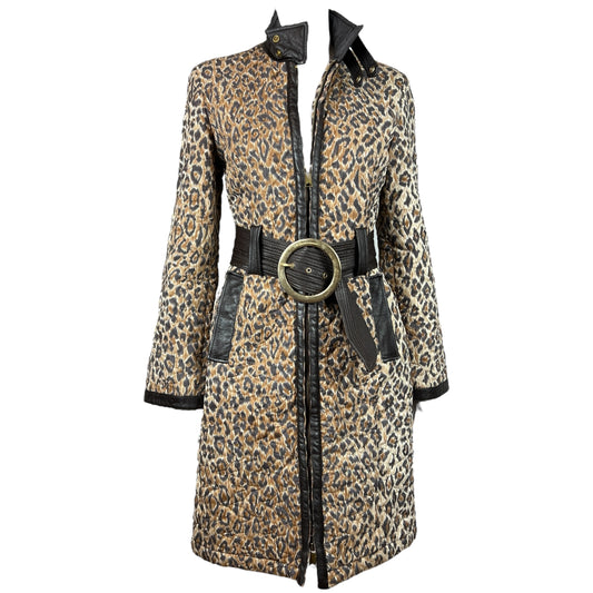 Dolce & Gabbana Belted Leopard Trench Coat