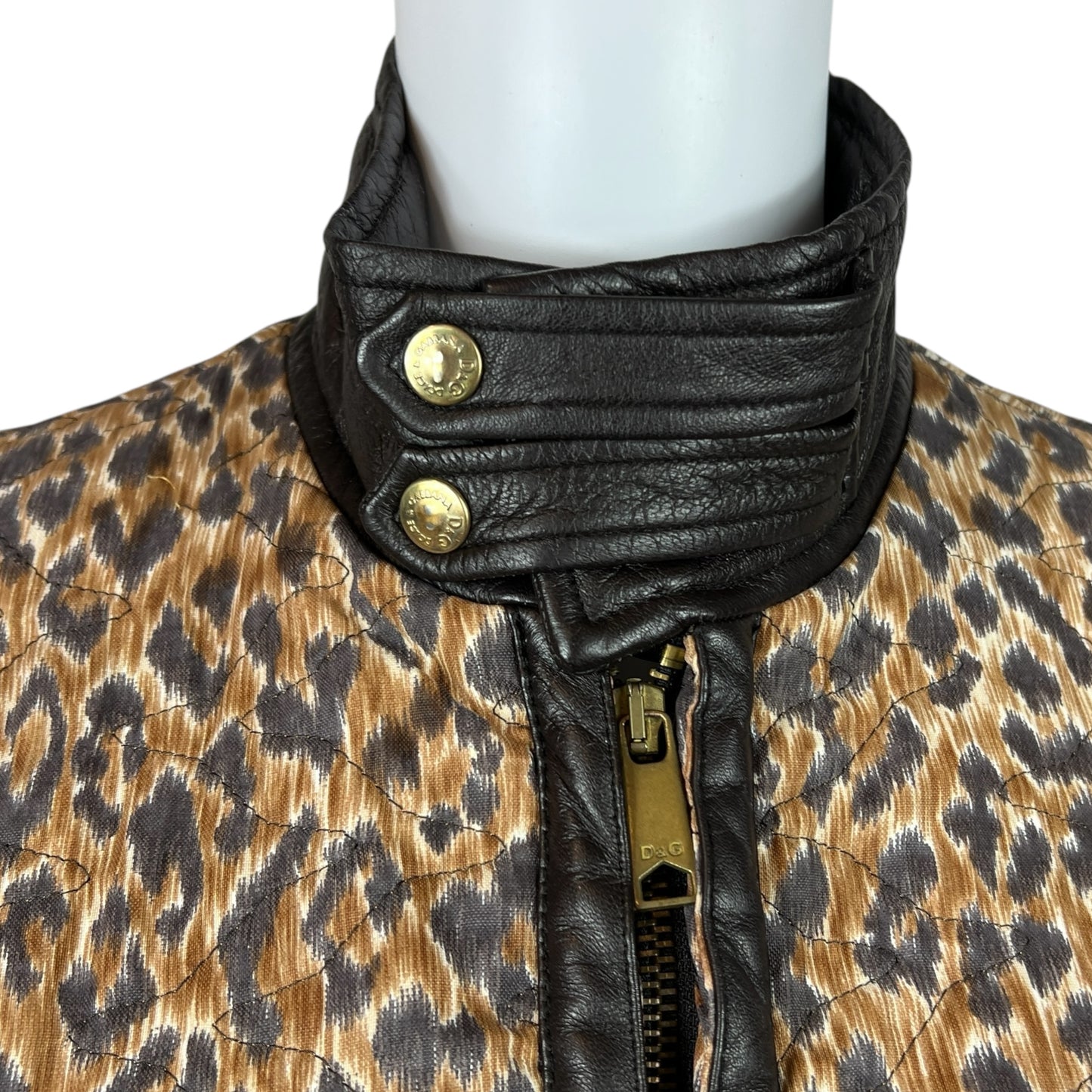 Dolce & Gabbana Belted Leopard Trench Coat
