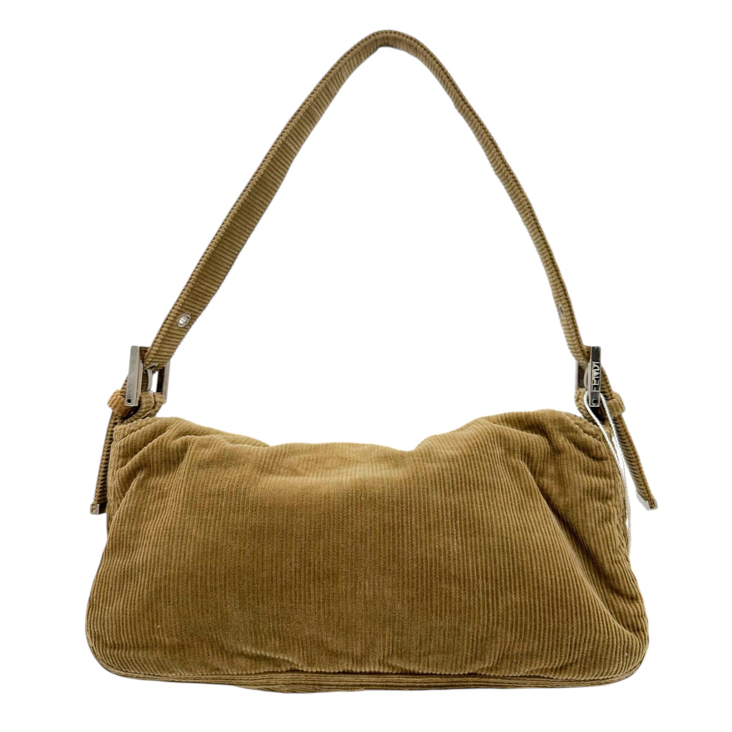 Fendi Brown Corduroy Baguette Bag - Outfit Repeater